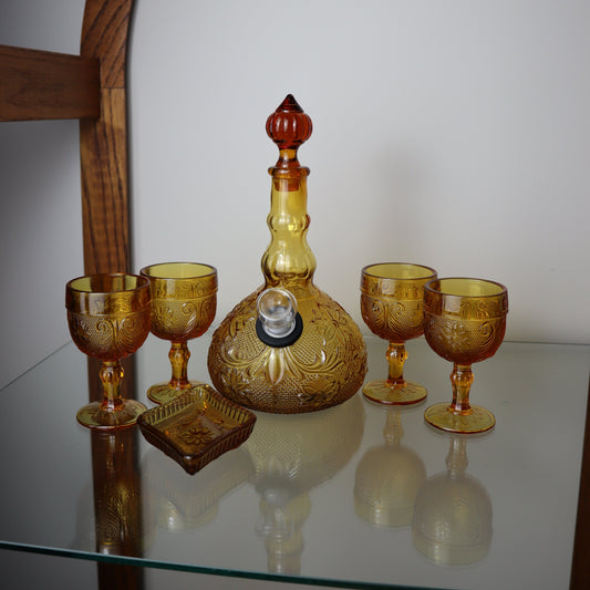 Amber Tiara with Matching Cups