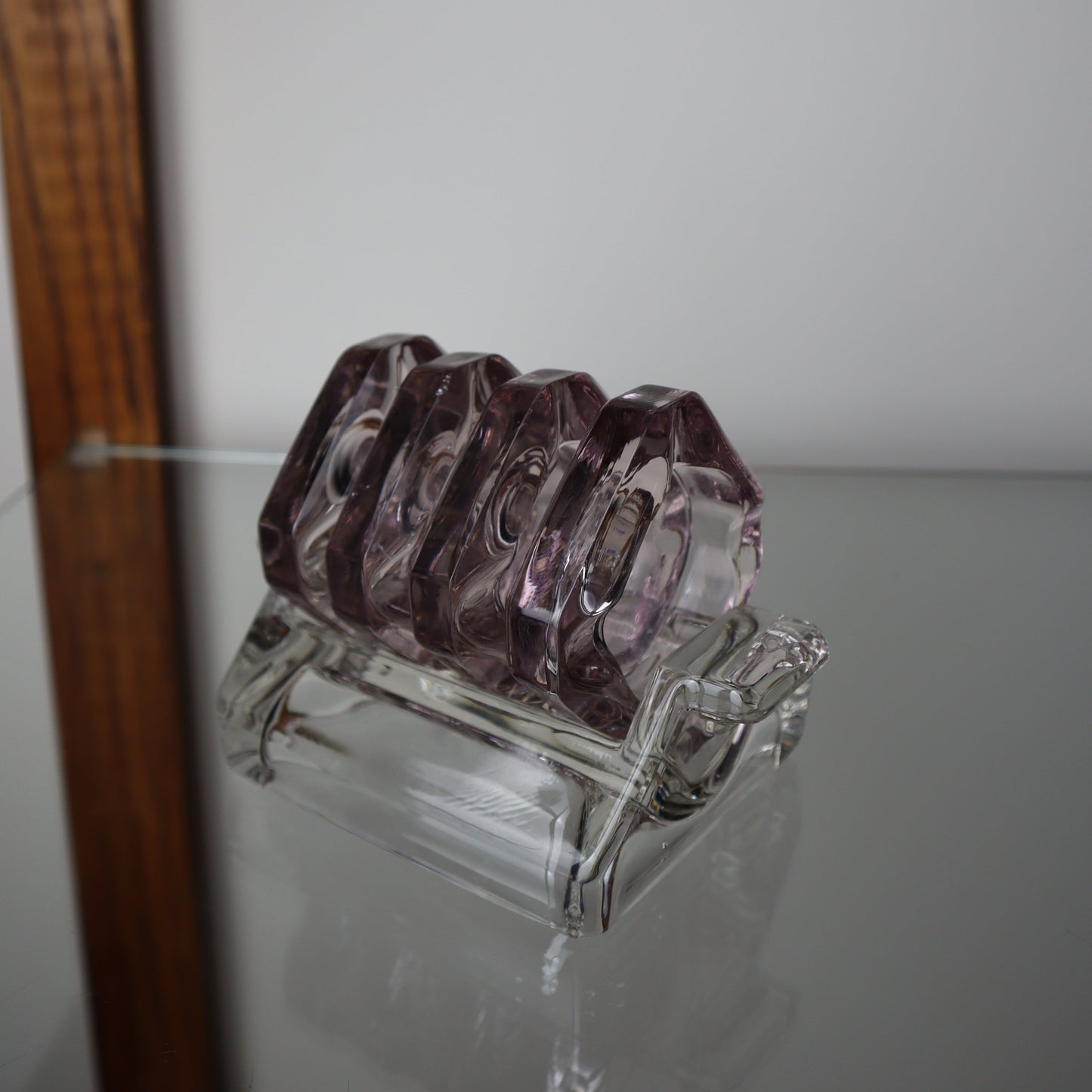 Cambridge Clear Glass Ashtray Set