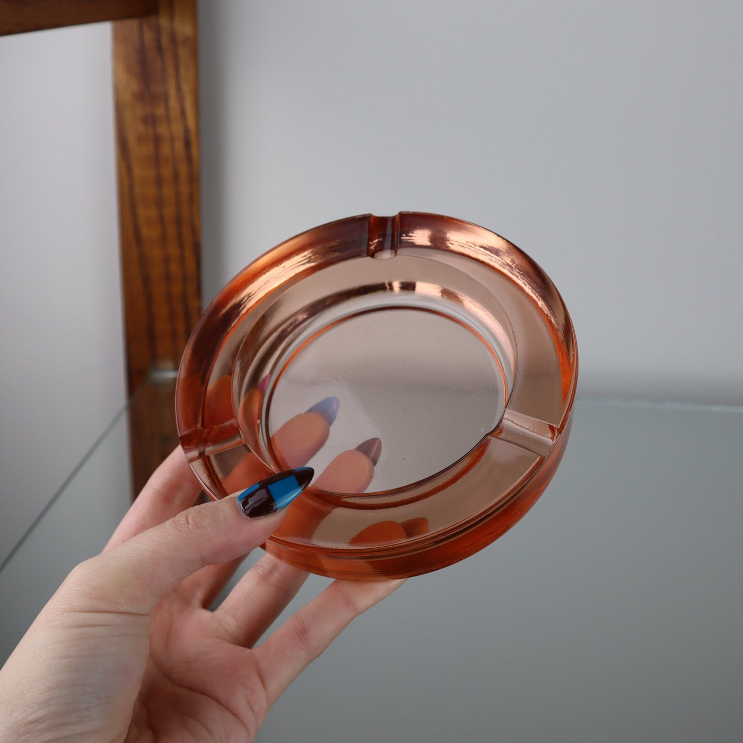 Vintage Pink Ashtray