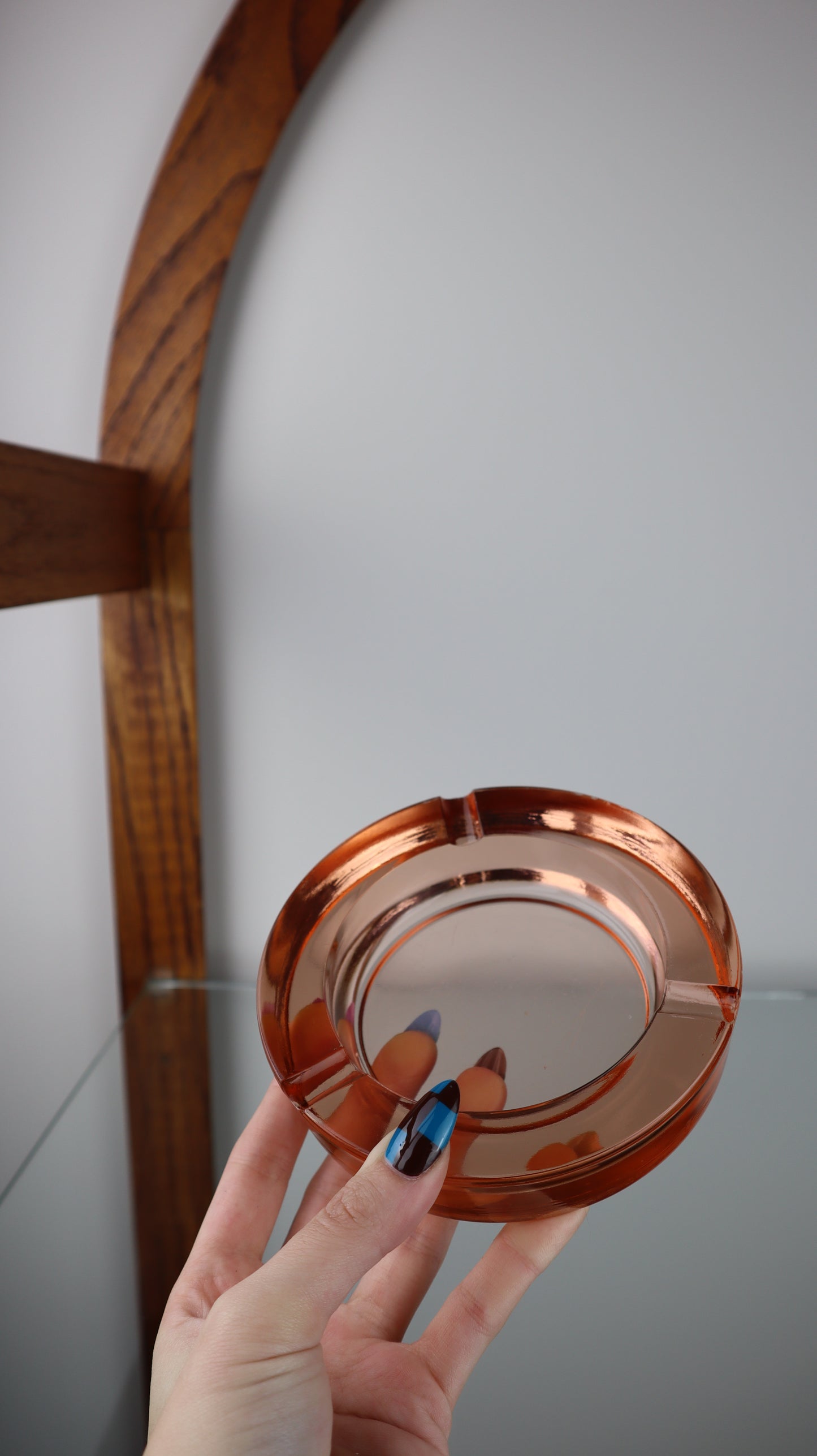 Vintage Pink Ashtray