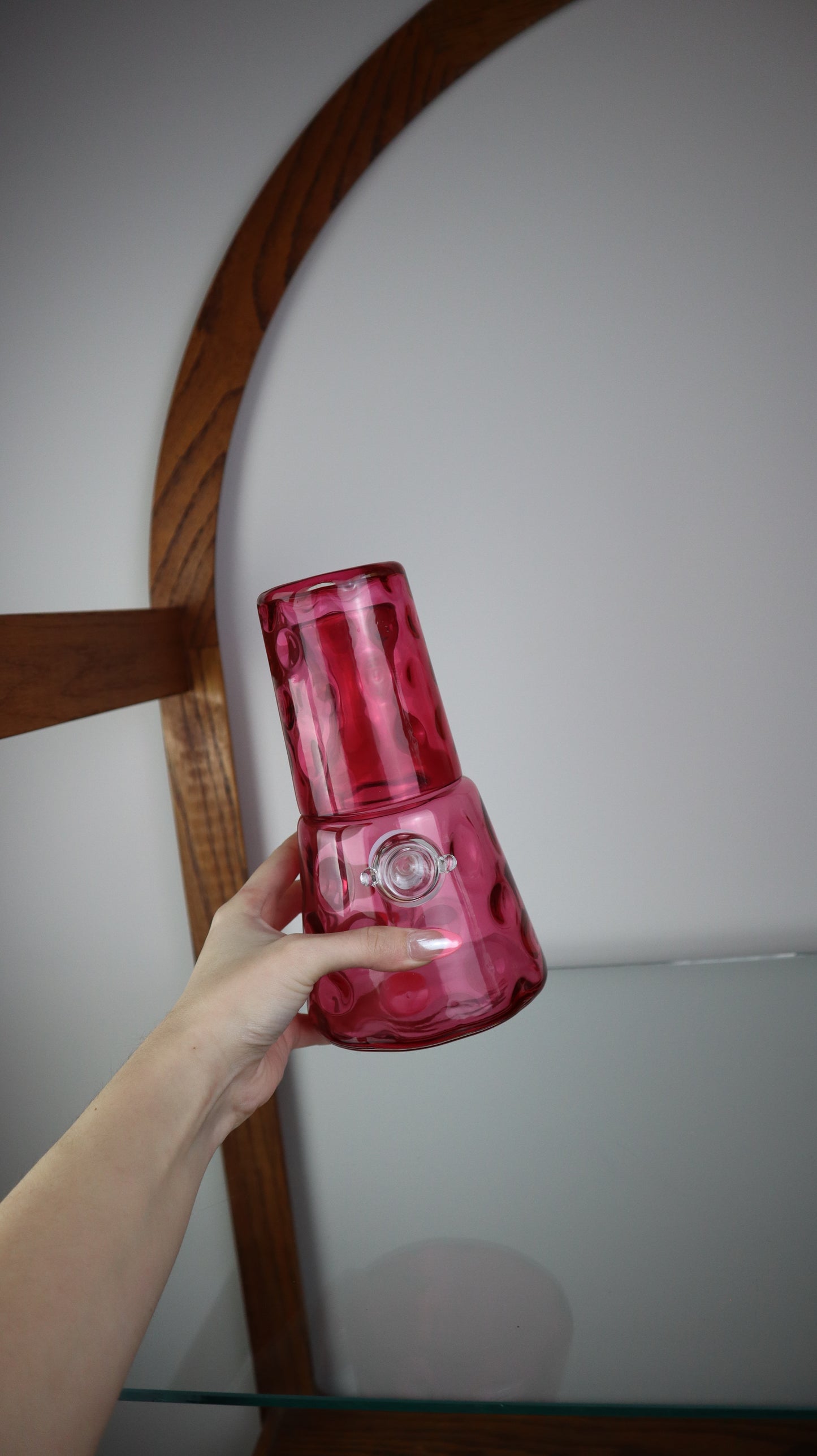 Bright Pink Carafe