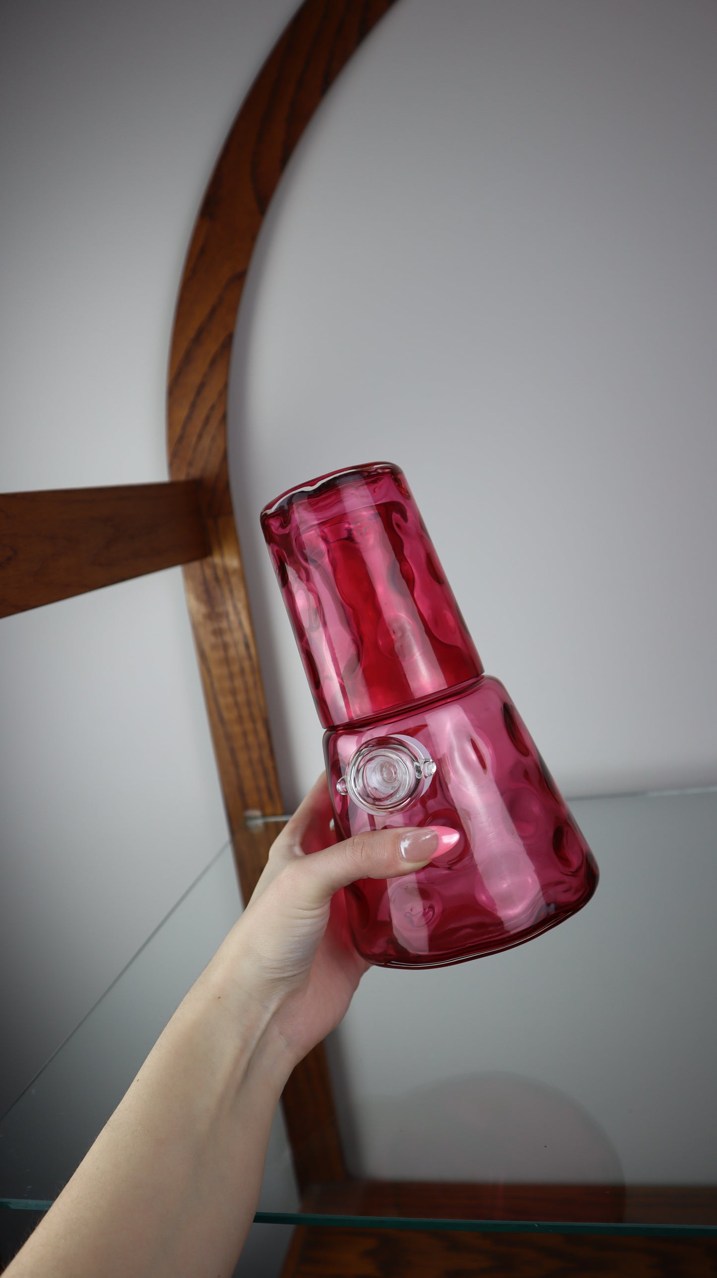 Bright Pink Carafe