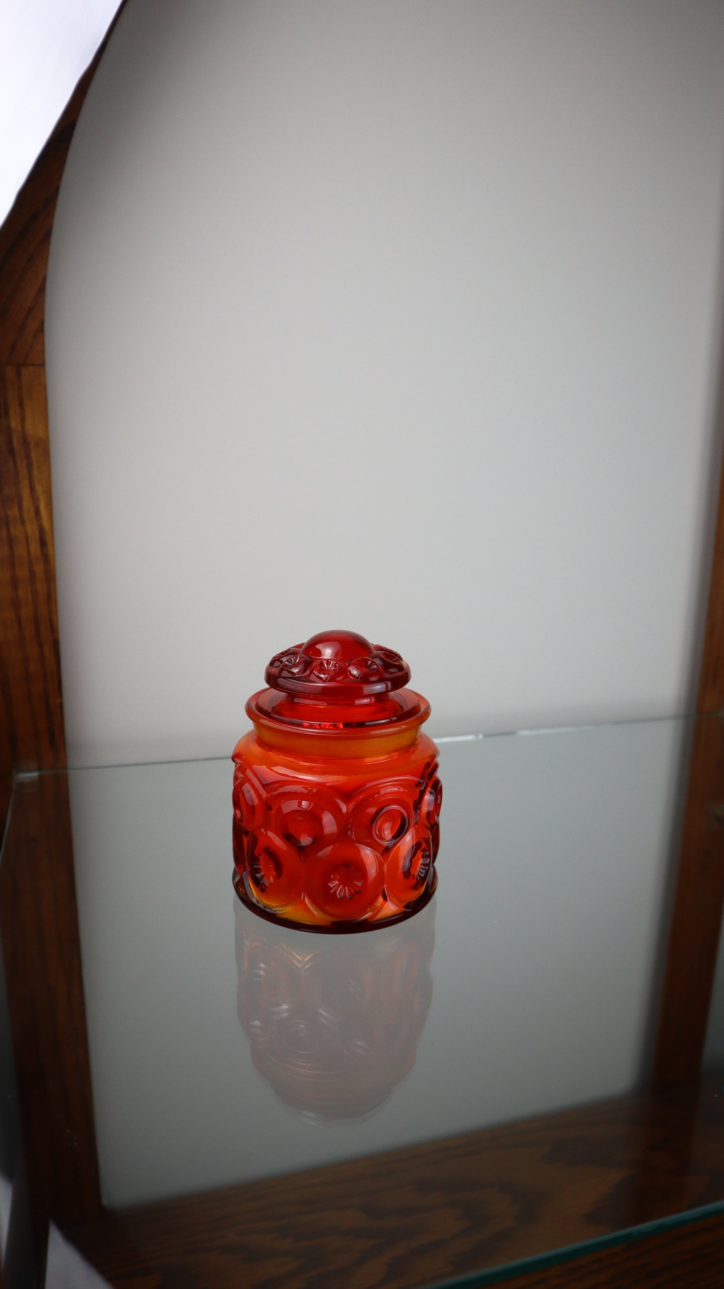 Moon & Stars Red Amberina Candle