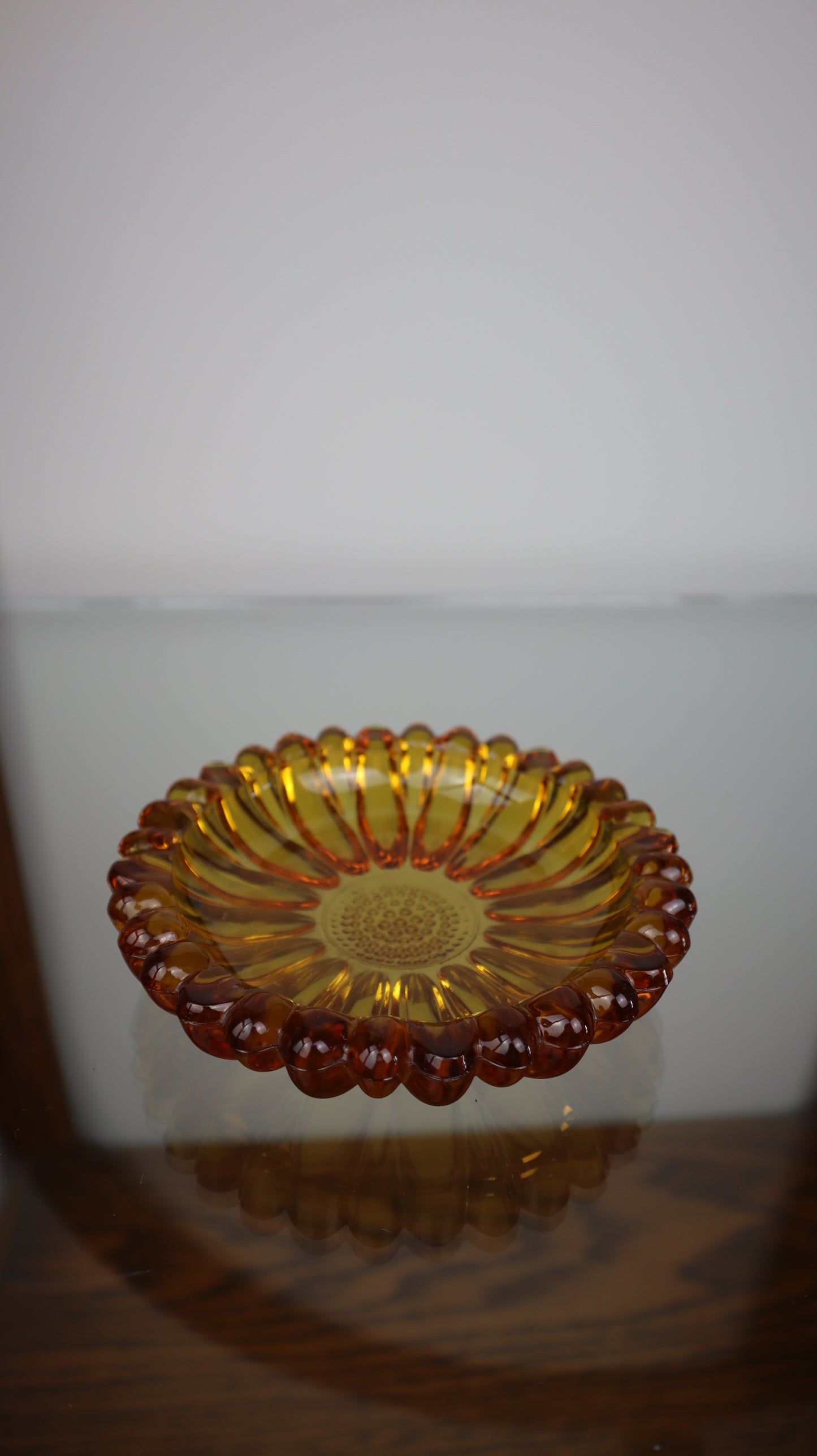 Sunflower Sunburst Vintage Ashtray