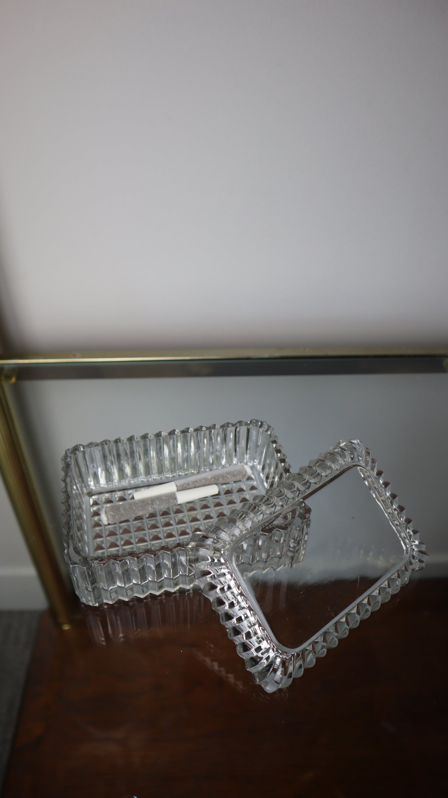 Glass Box Stash Container