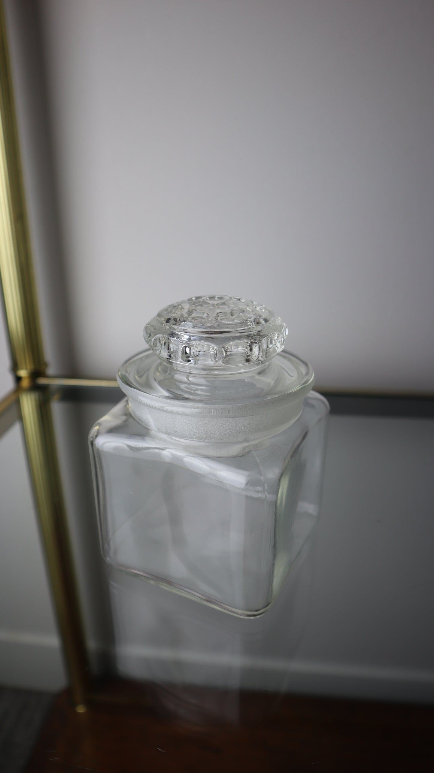 Clear Apothecary Stash Jar