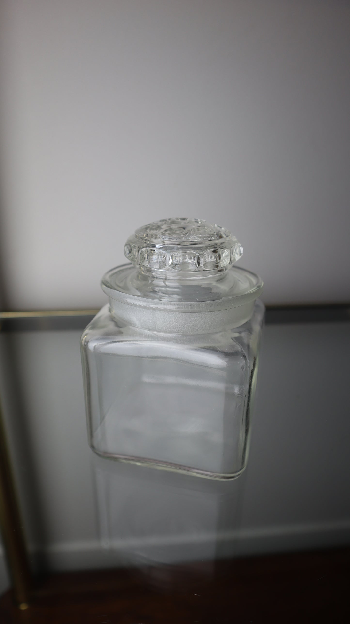 Clear Apothecary Stash Jar