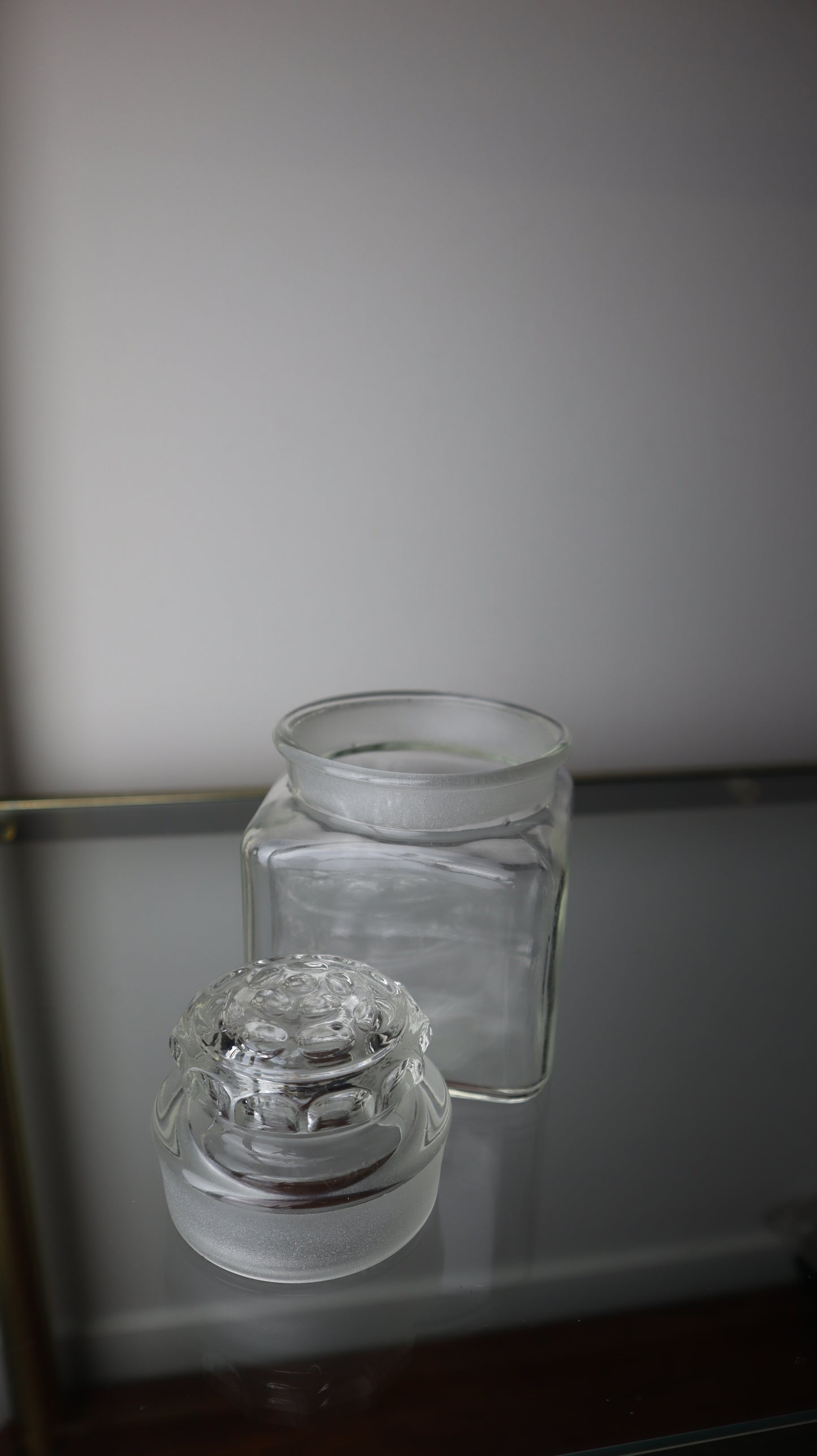 Clear Apothecary Stash Jar