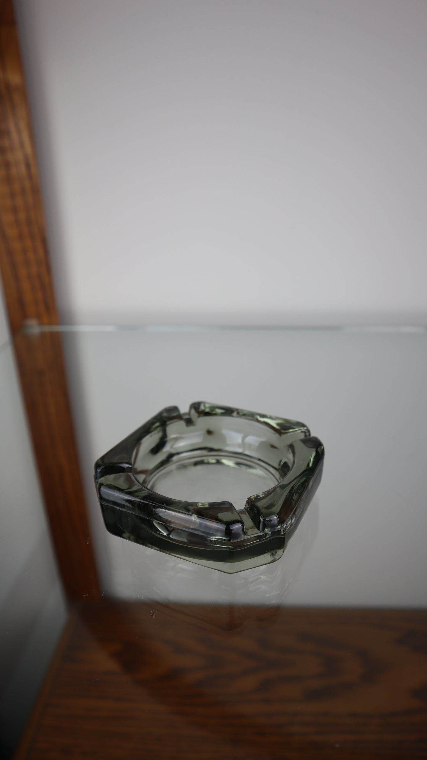 Smoked Glass Ashtray