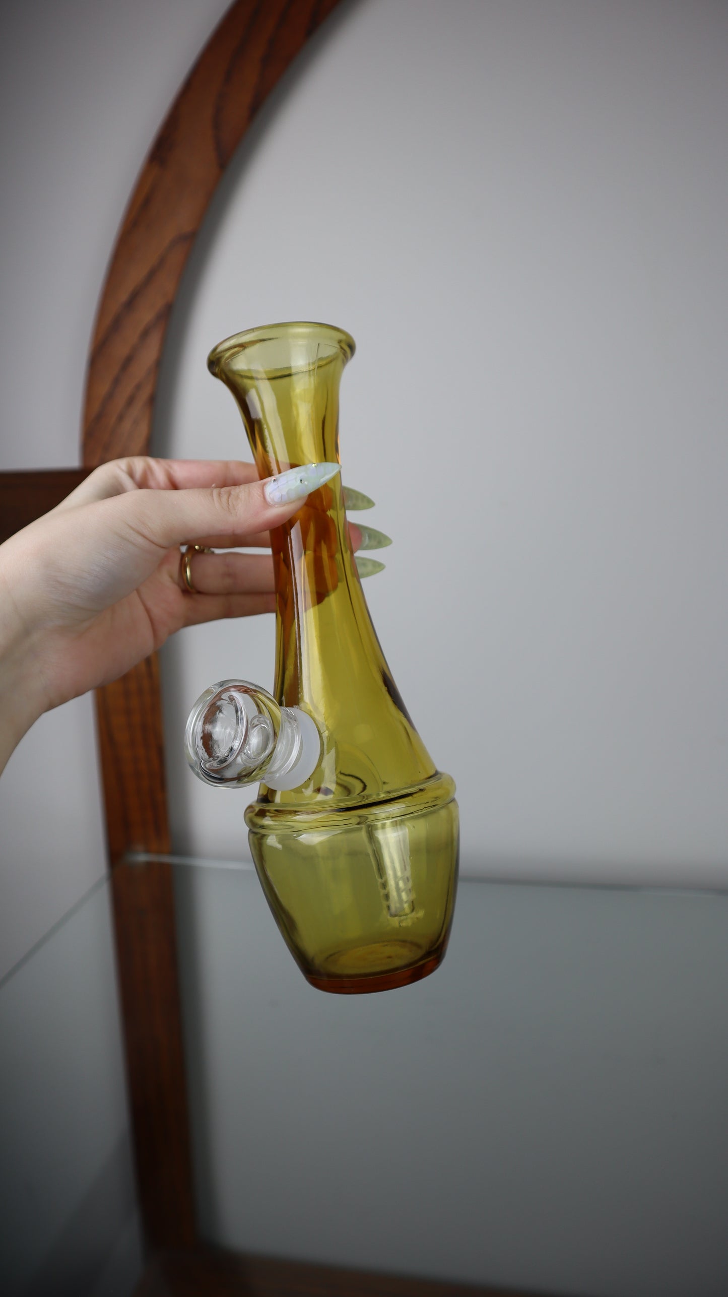 Amber Bud Vase