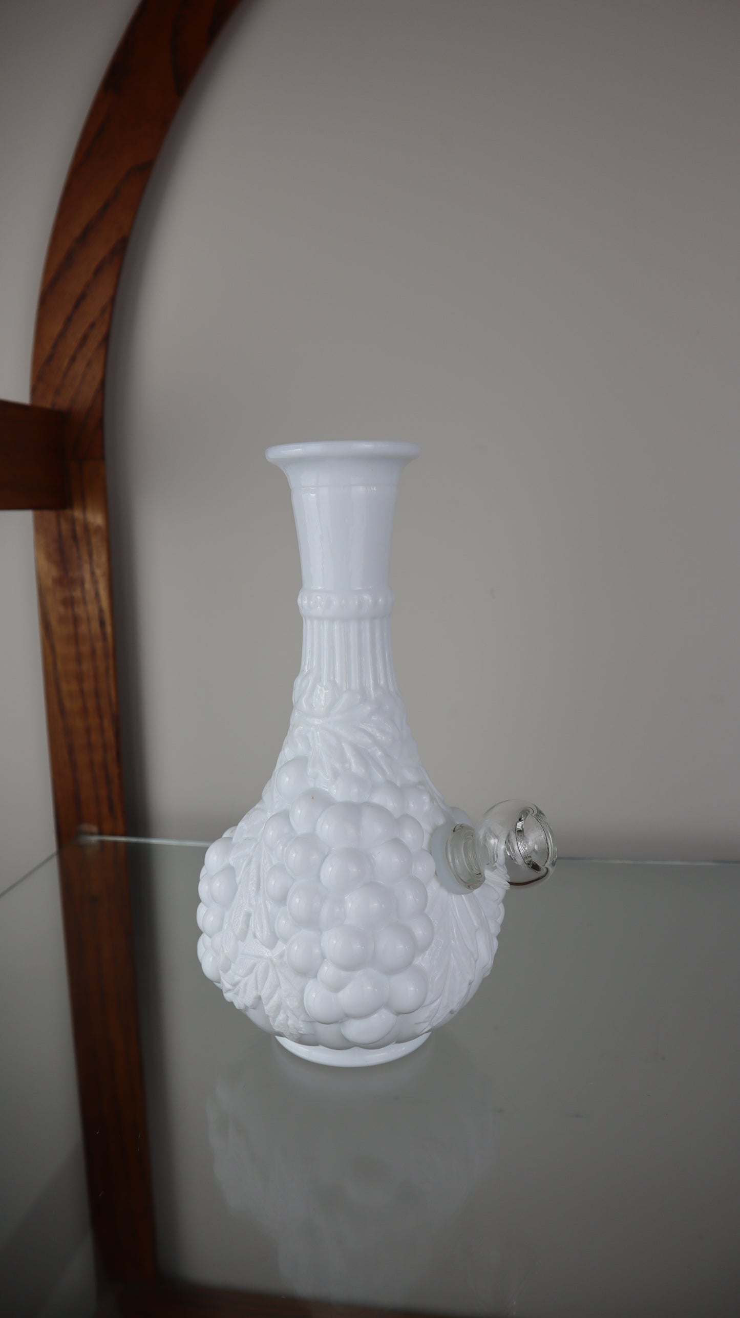 Milk Glass Grape Piece