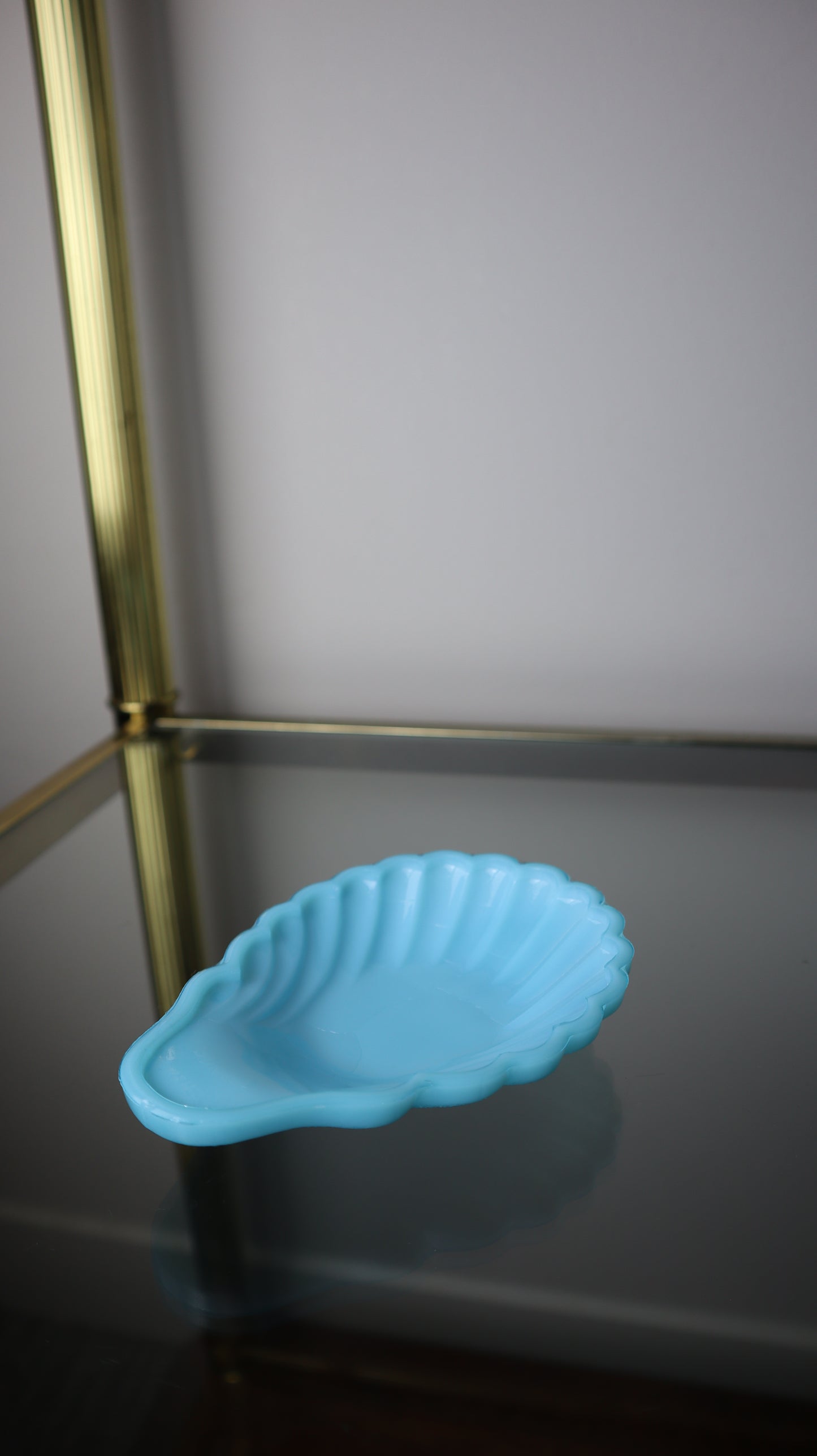 Blue Franciscan Shell Ashtray