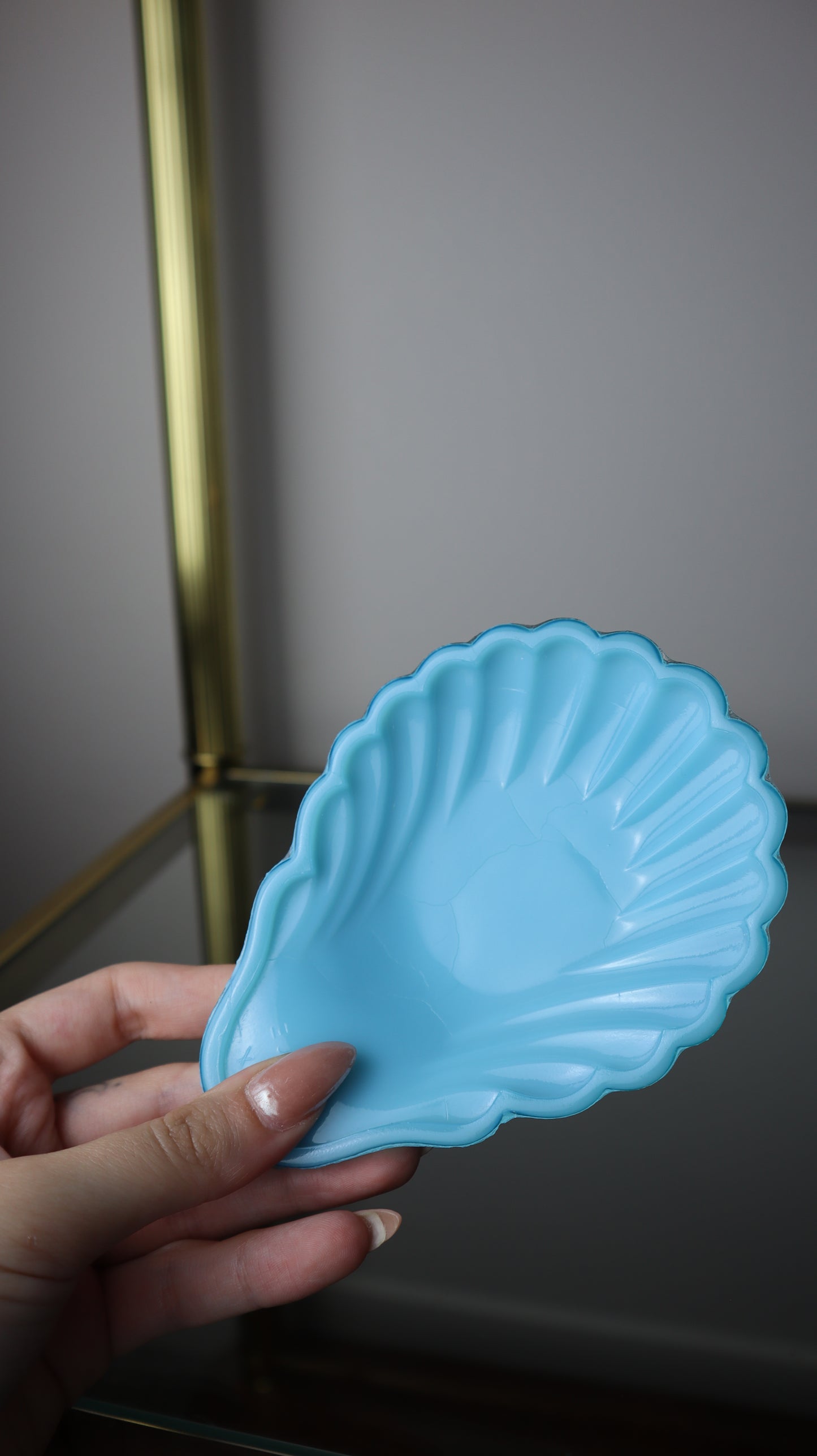 Blue Franciscan Shell Ashtray