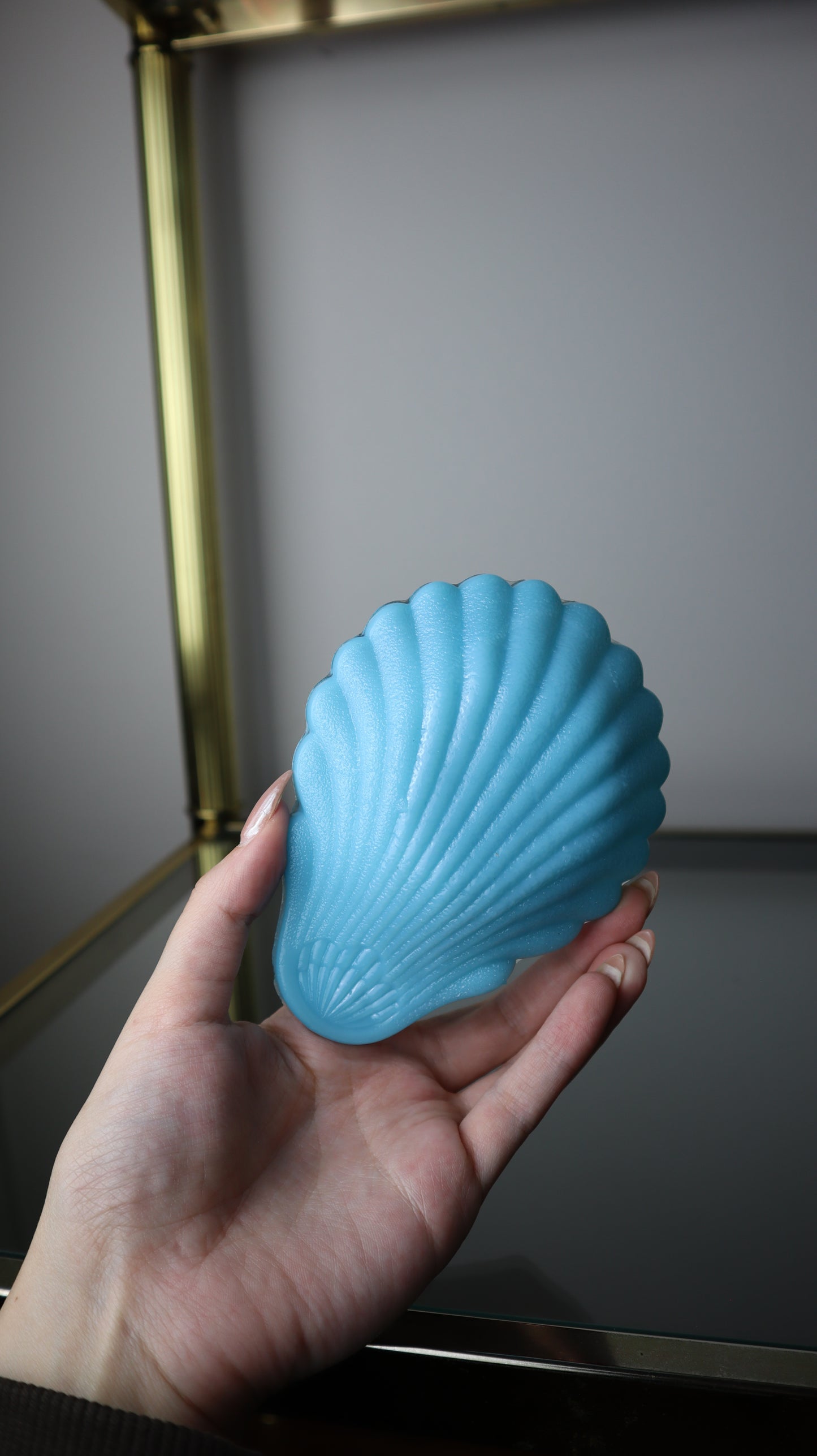 Blue Franciscan Shell Ashtray