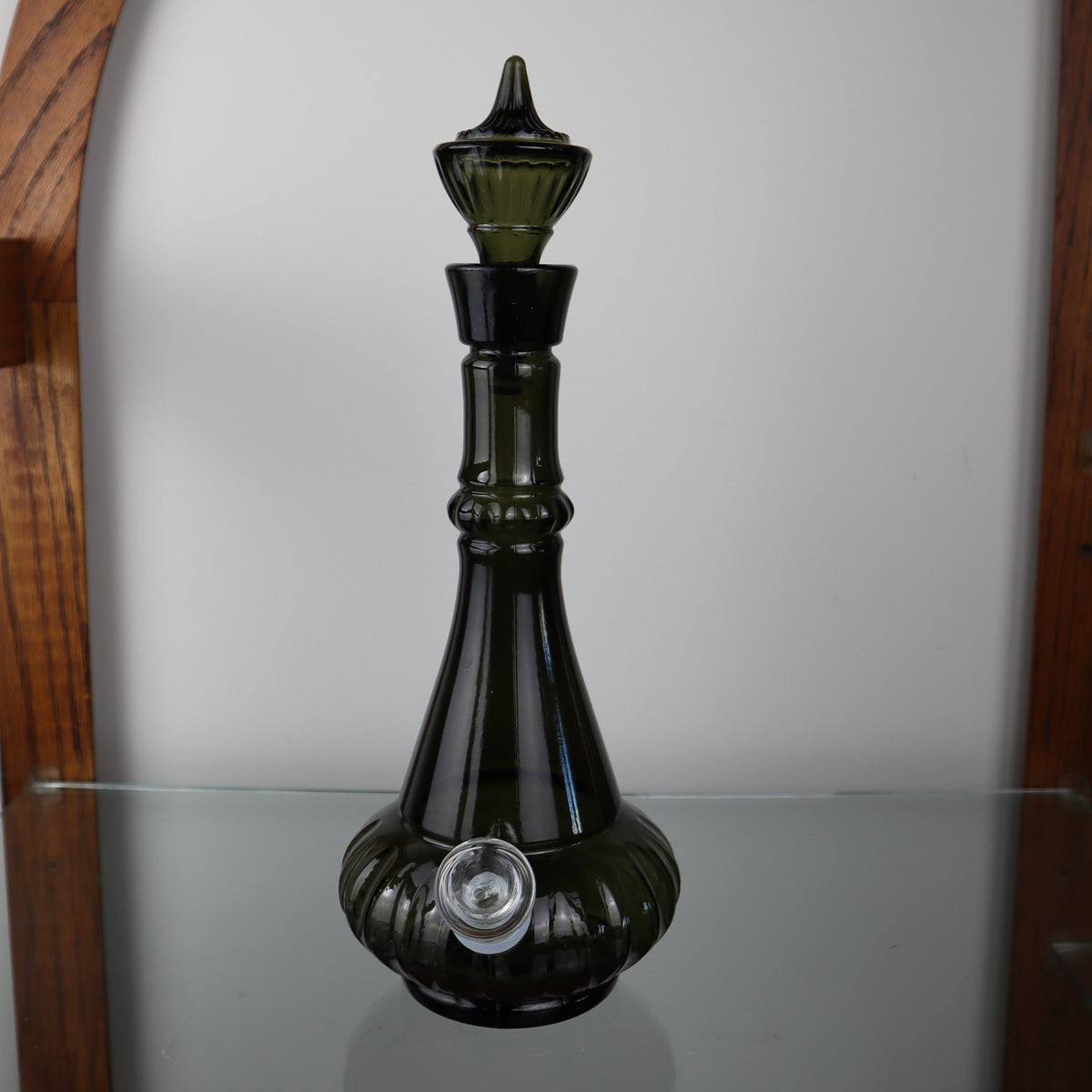 Dream Of Jeannie Smoked Green Glass