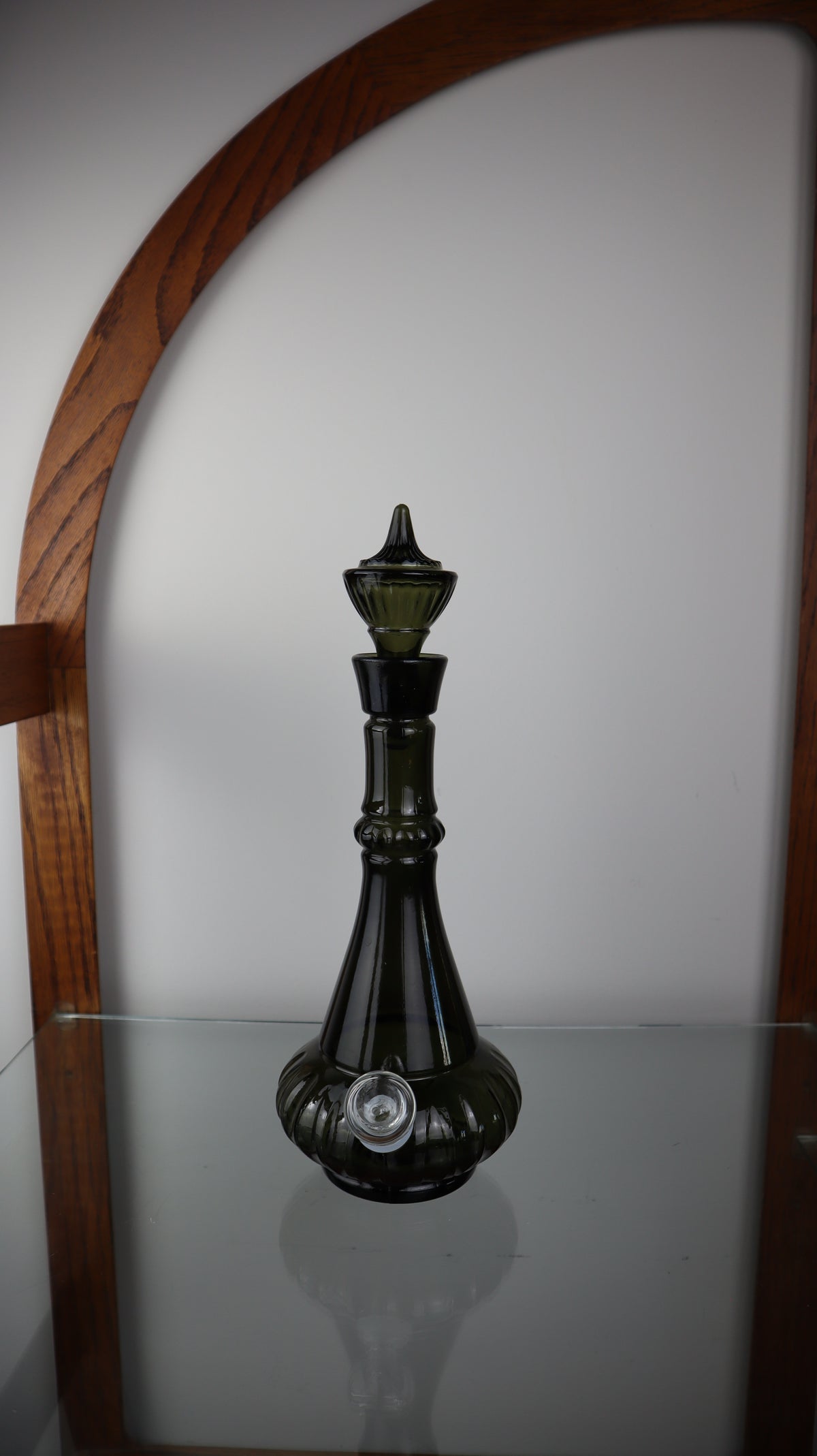 Dream Of Jeannie Smoked Green Glass