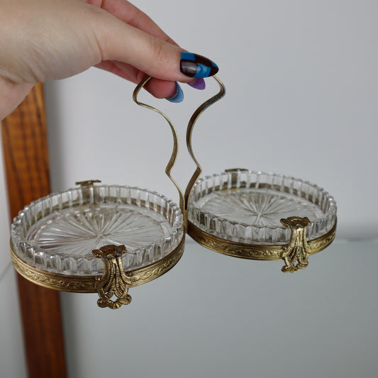 Vintage Brass Ashtray Holder