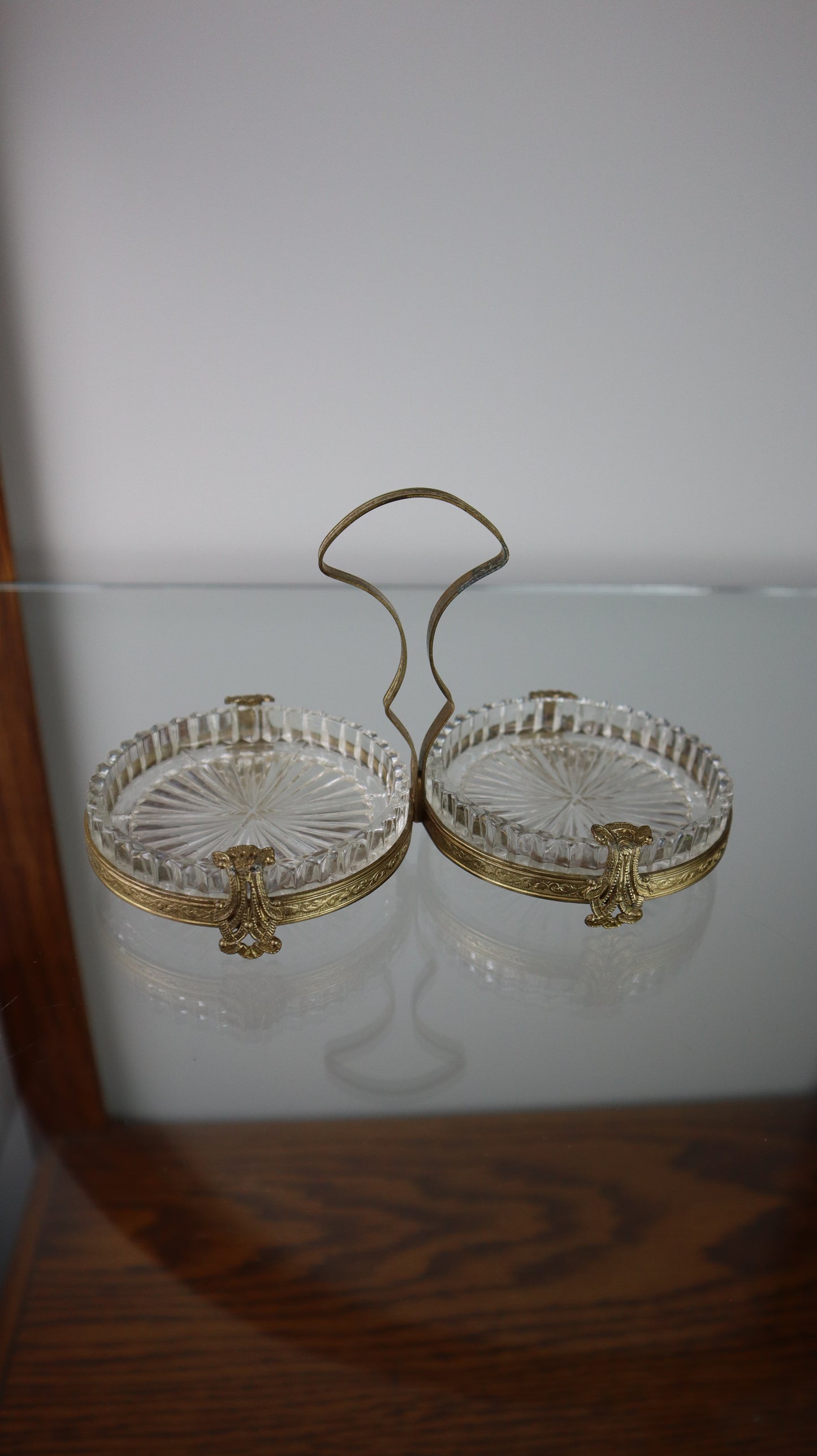 Vintage Brass Ashtray Holder