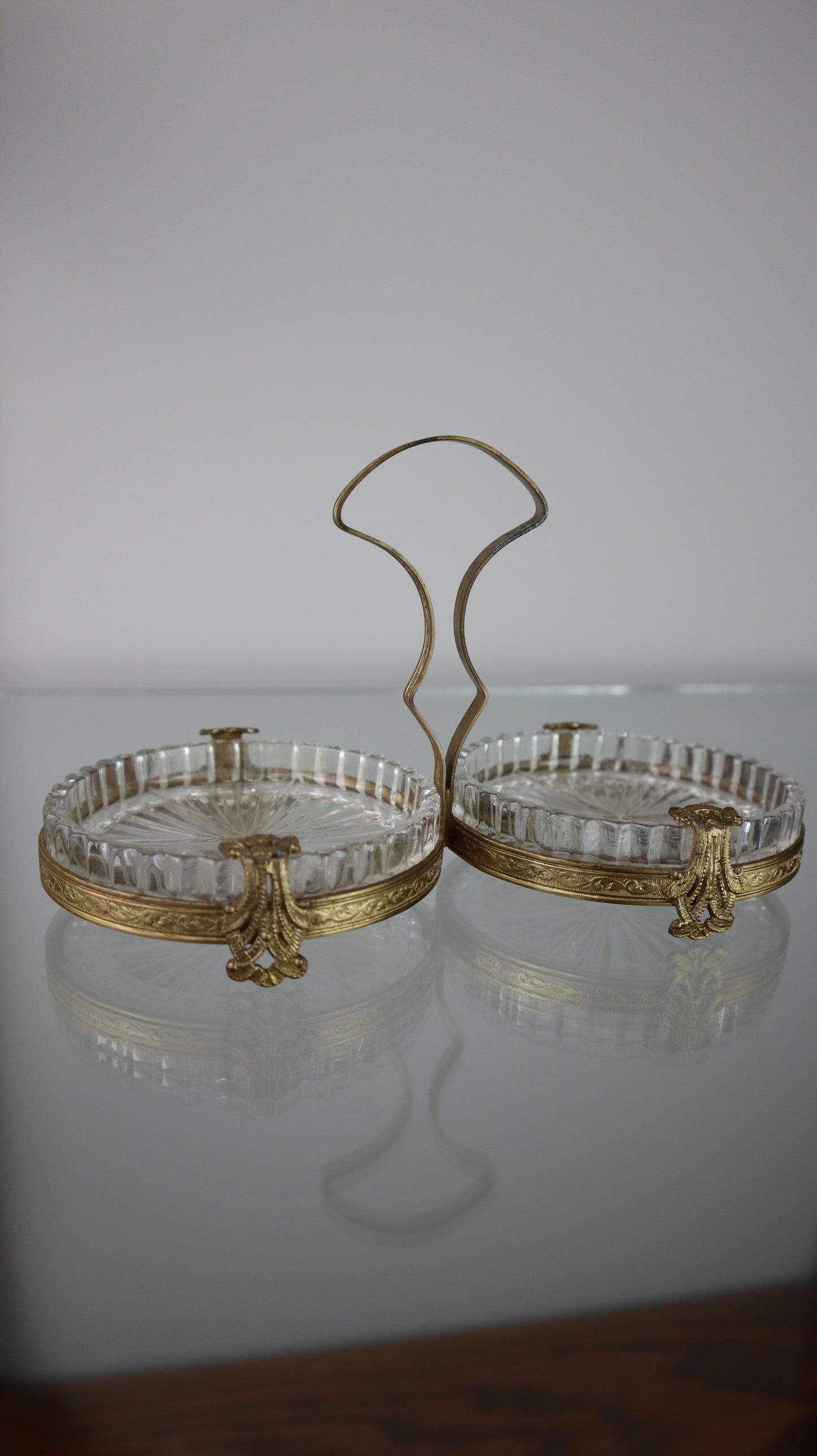 Vintage Brass Ashtray Holder