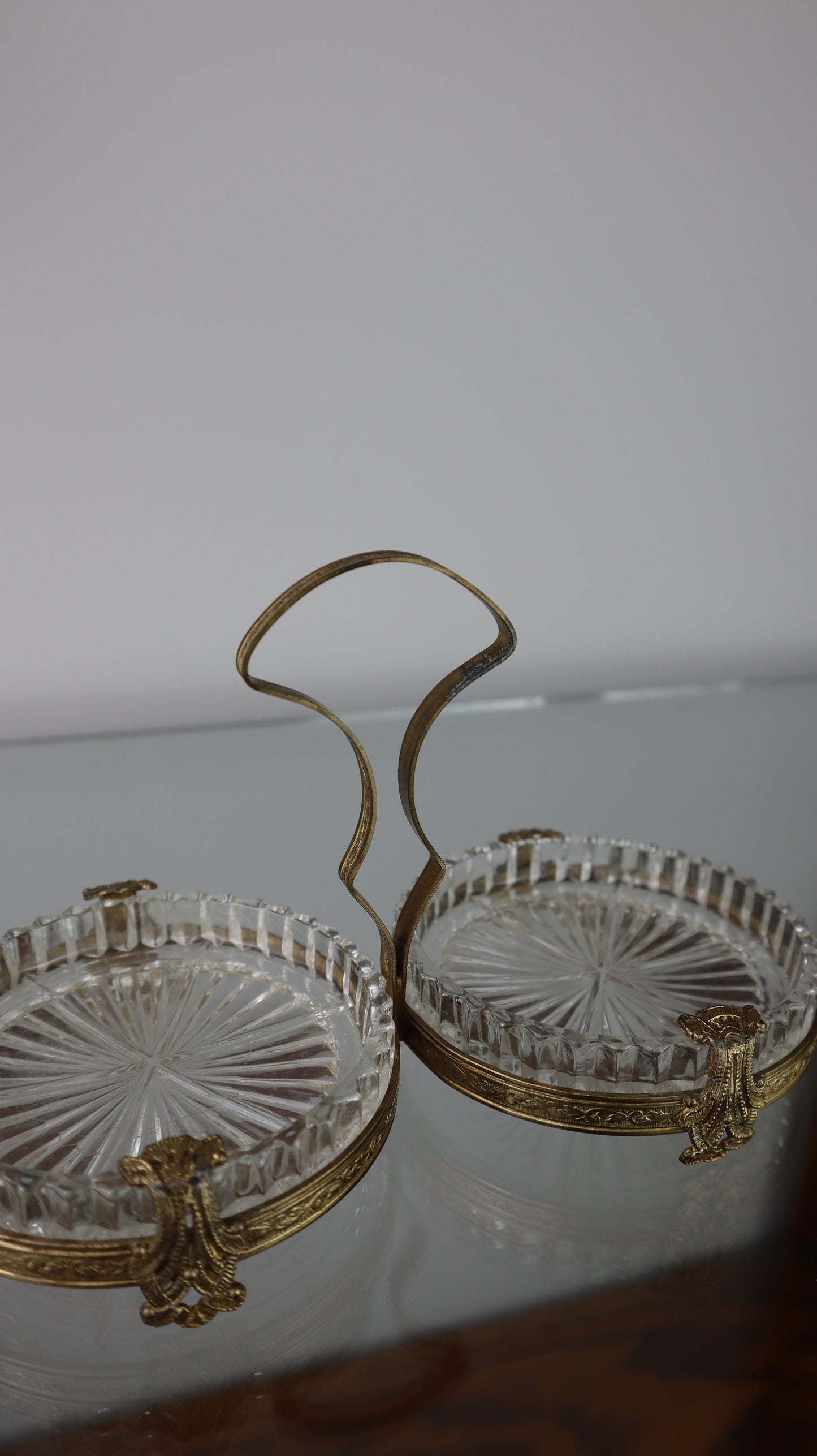 Vintage Brass Ashtray Holder