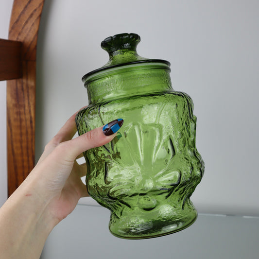 Anchor-Hocking Rain Flower Jar