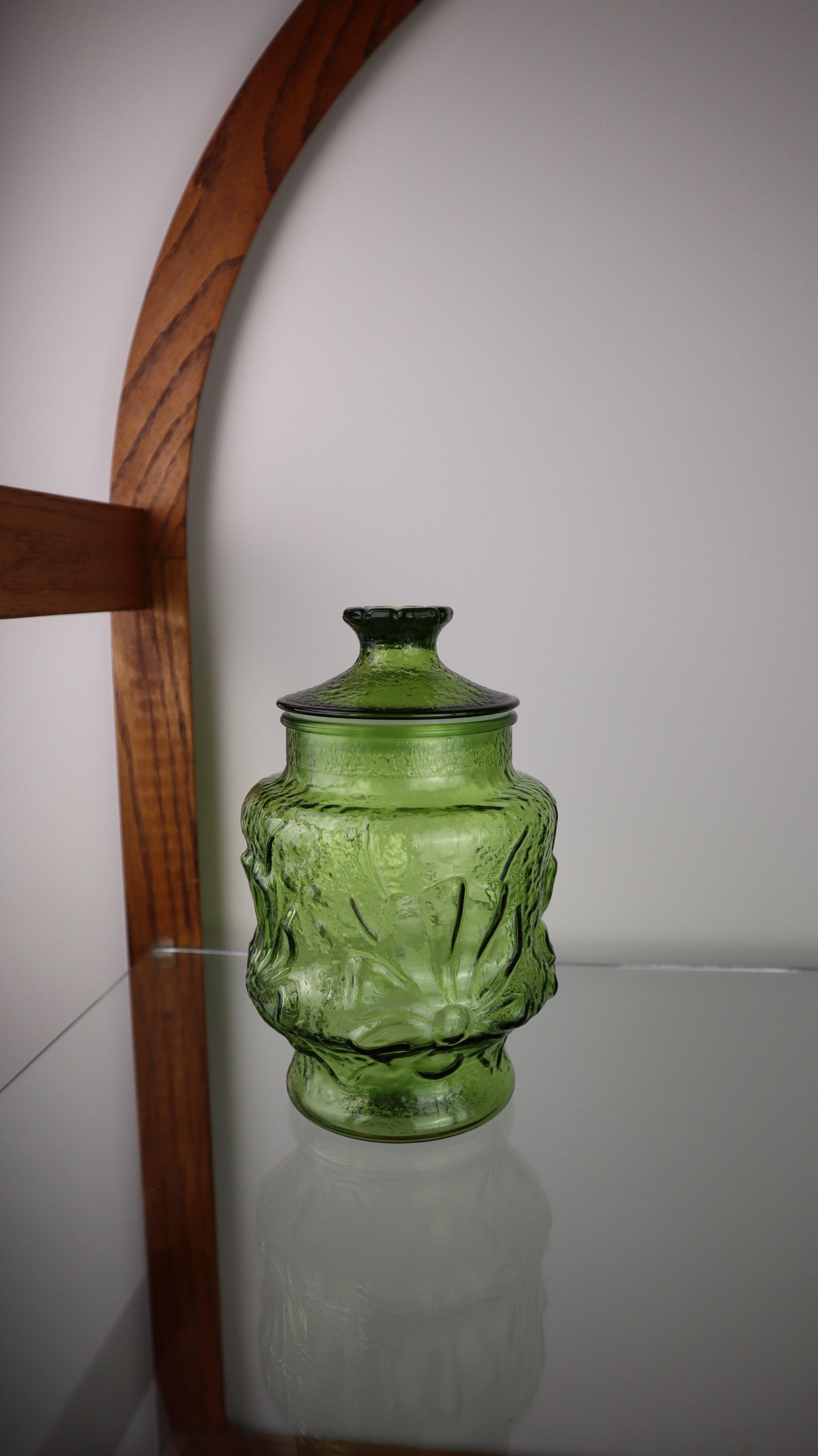 Anchor-Hocking Rain Flower Jar