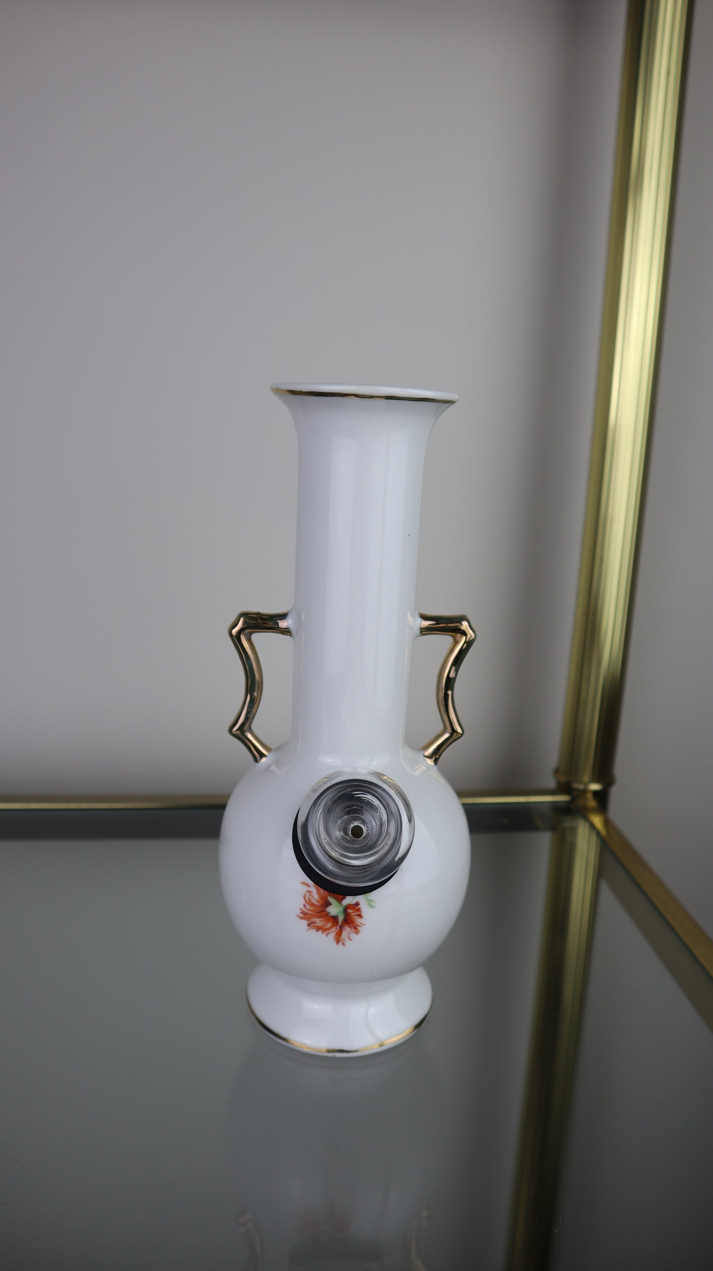 Vintage Porcelain Royal Japan Handle Vase