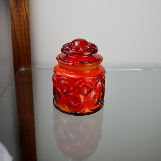 Moon & Stars Red Amberina Candle