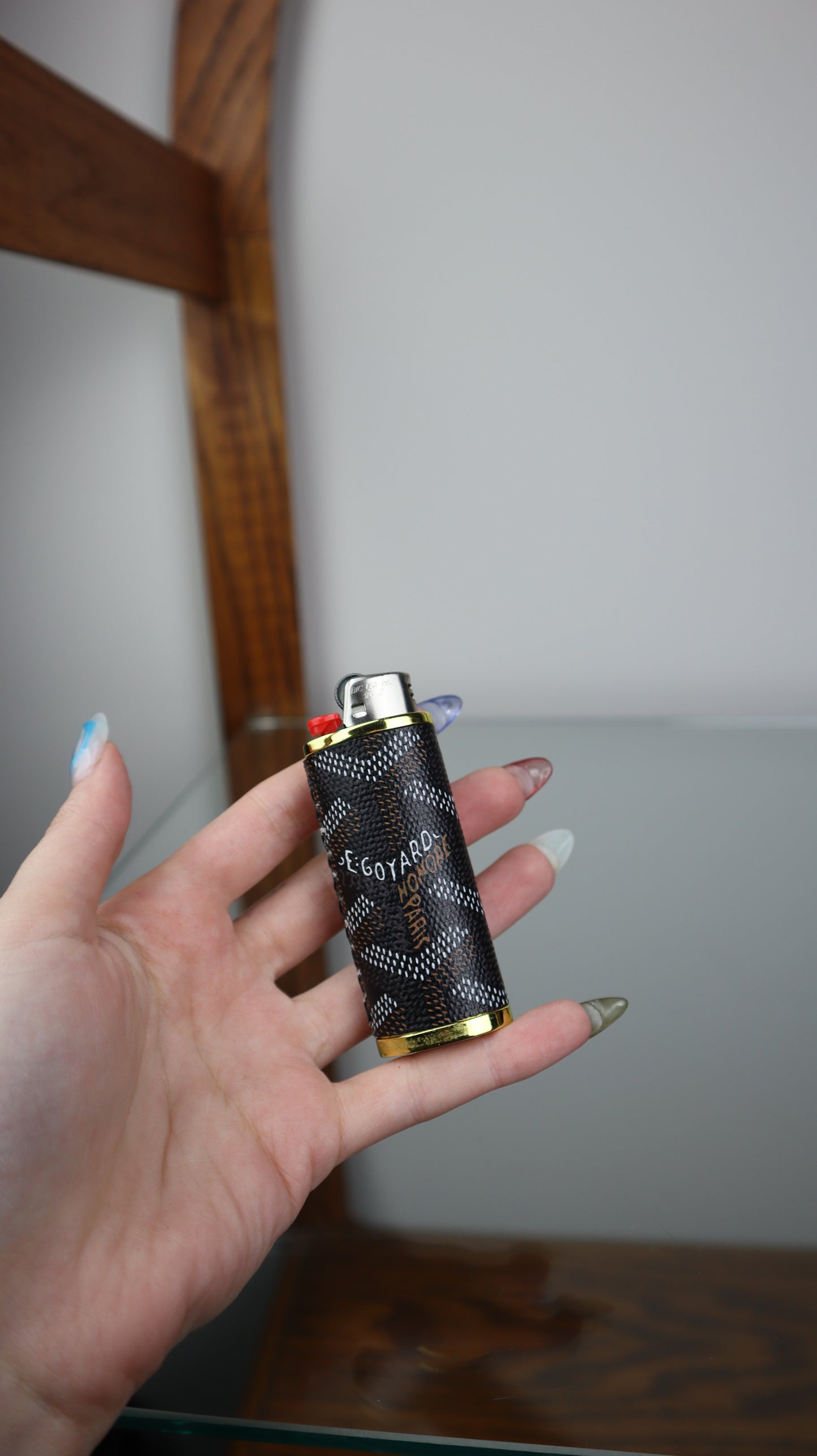 Black Repurposed Goyard
