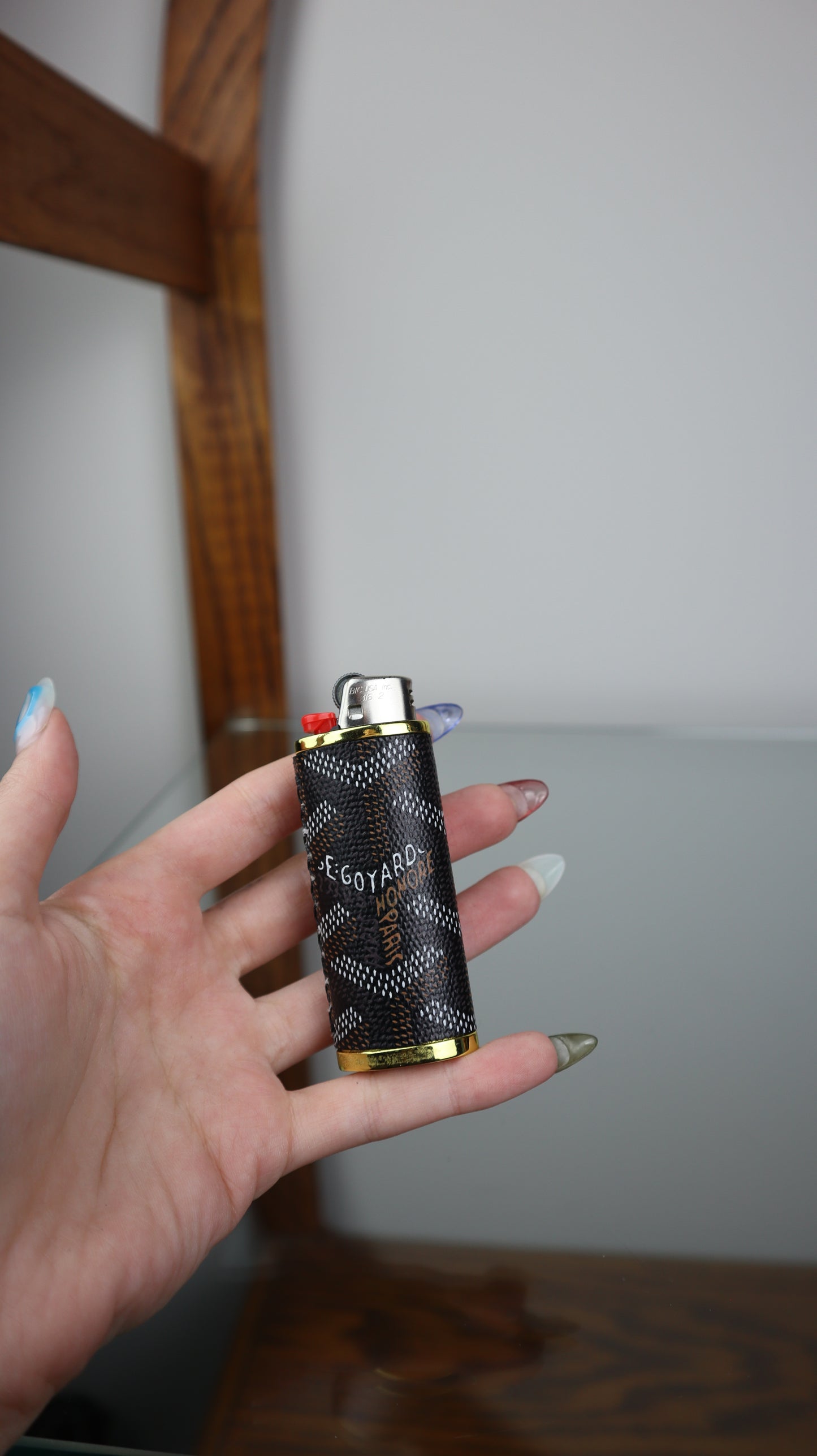 Black Repurposed Goyard