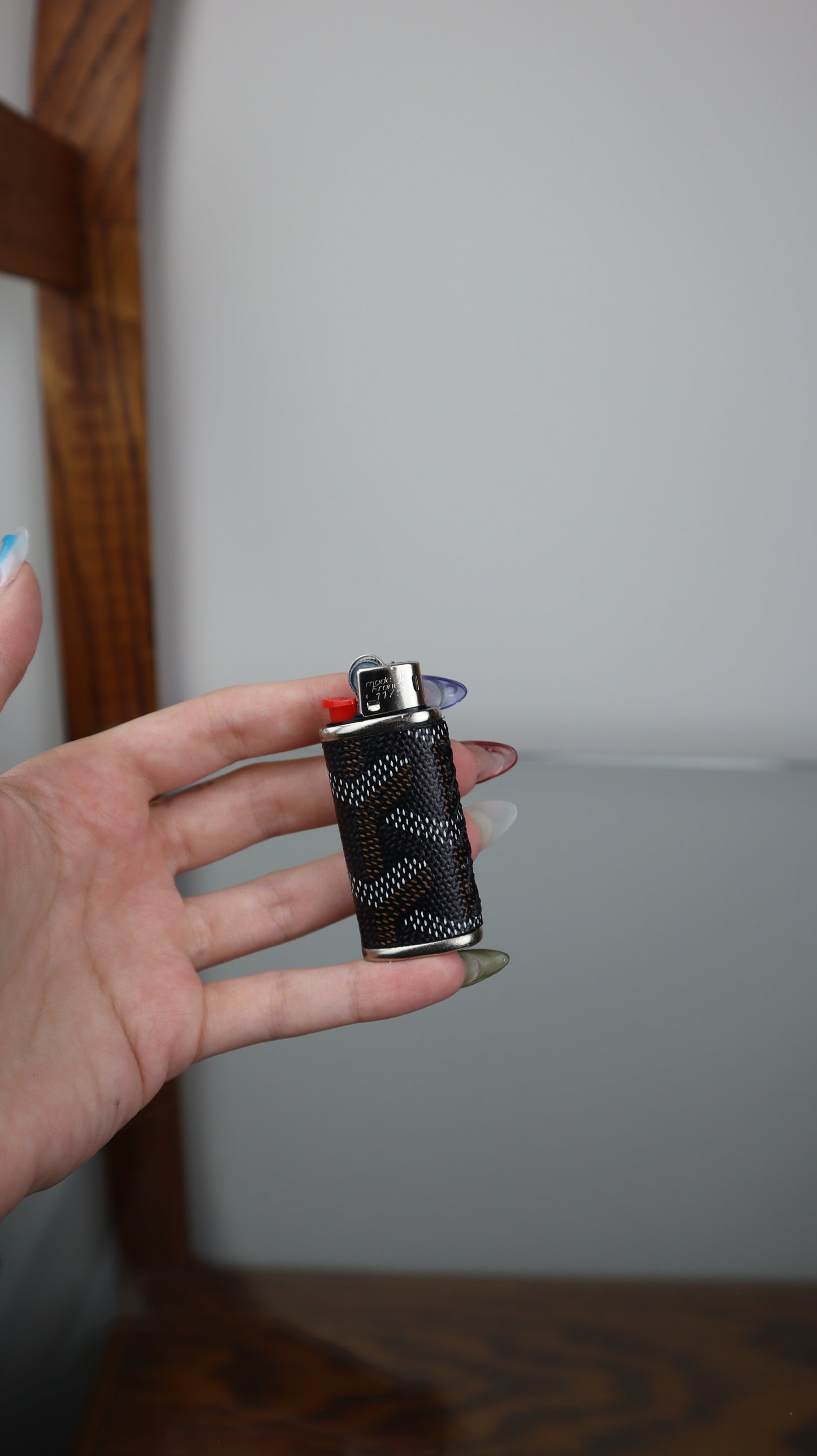 Mini Black Repurposed Goyard