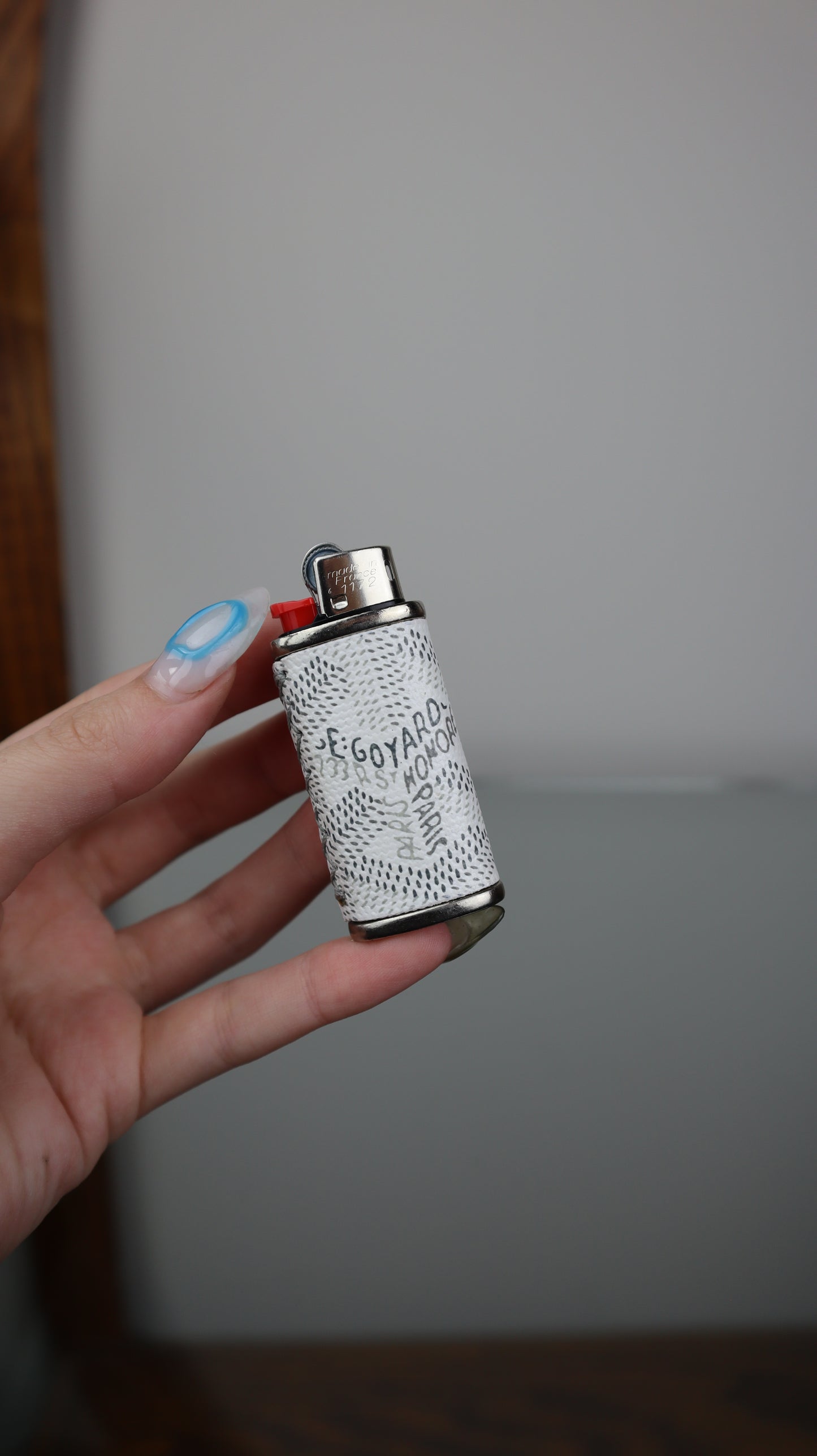 Mini White Repurposed Goyard