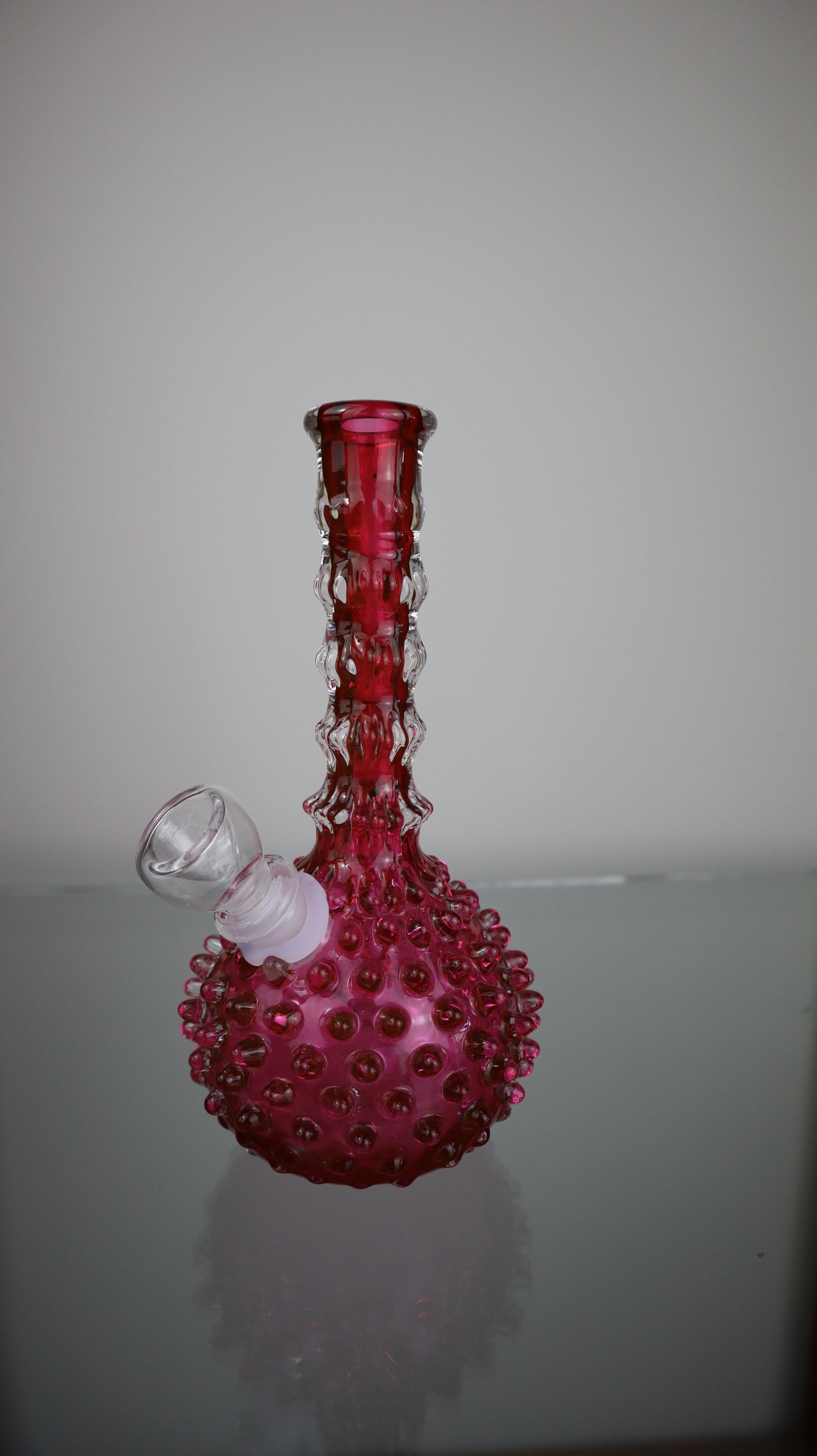 Hobbs Brockunier Cranberry Barber Bottle