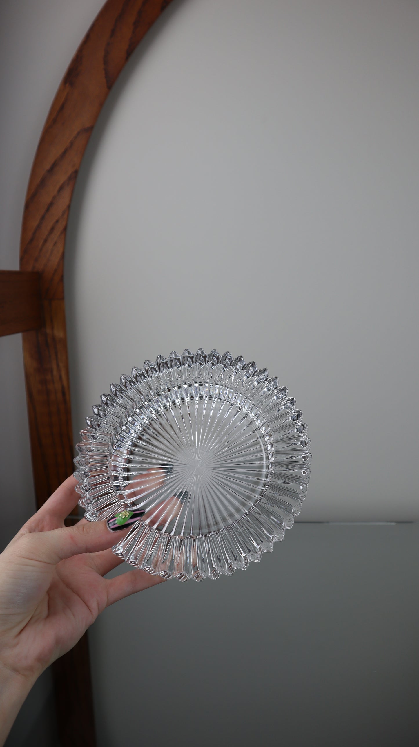 Crystal Trinket/Ashtray Dish