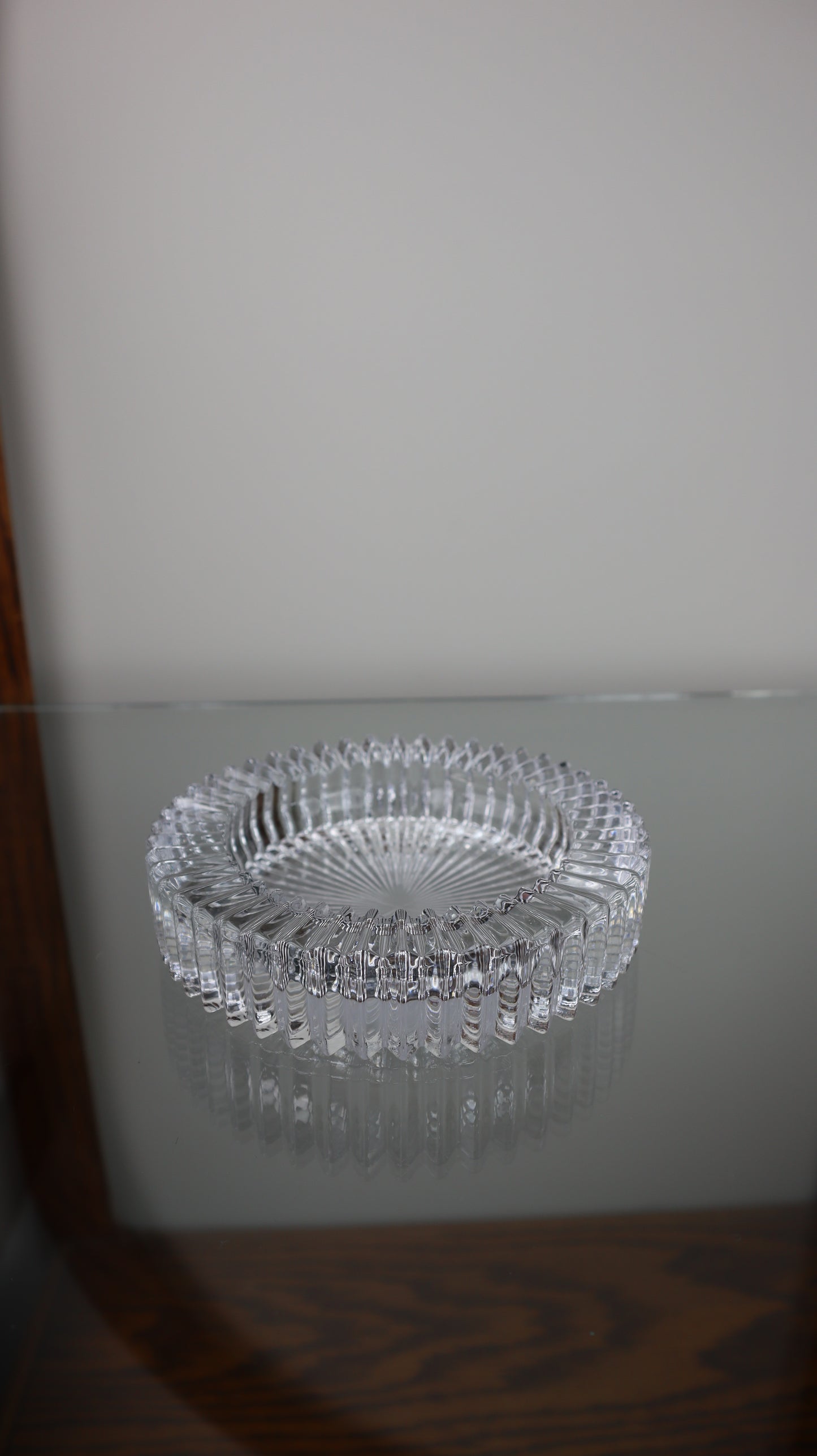 Crystal Trinket/Ashtray Dish