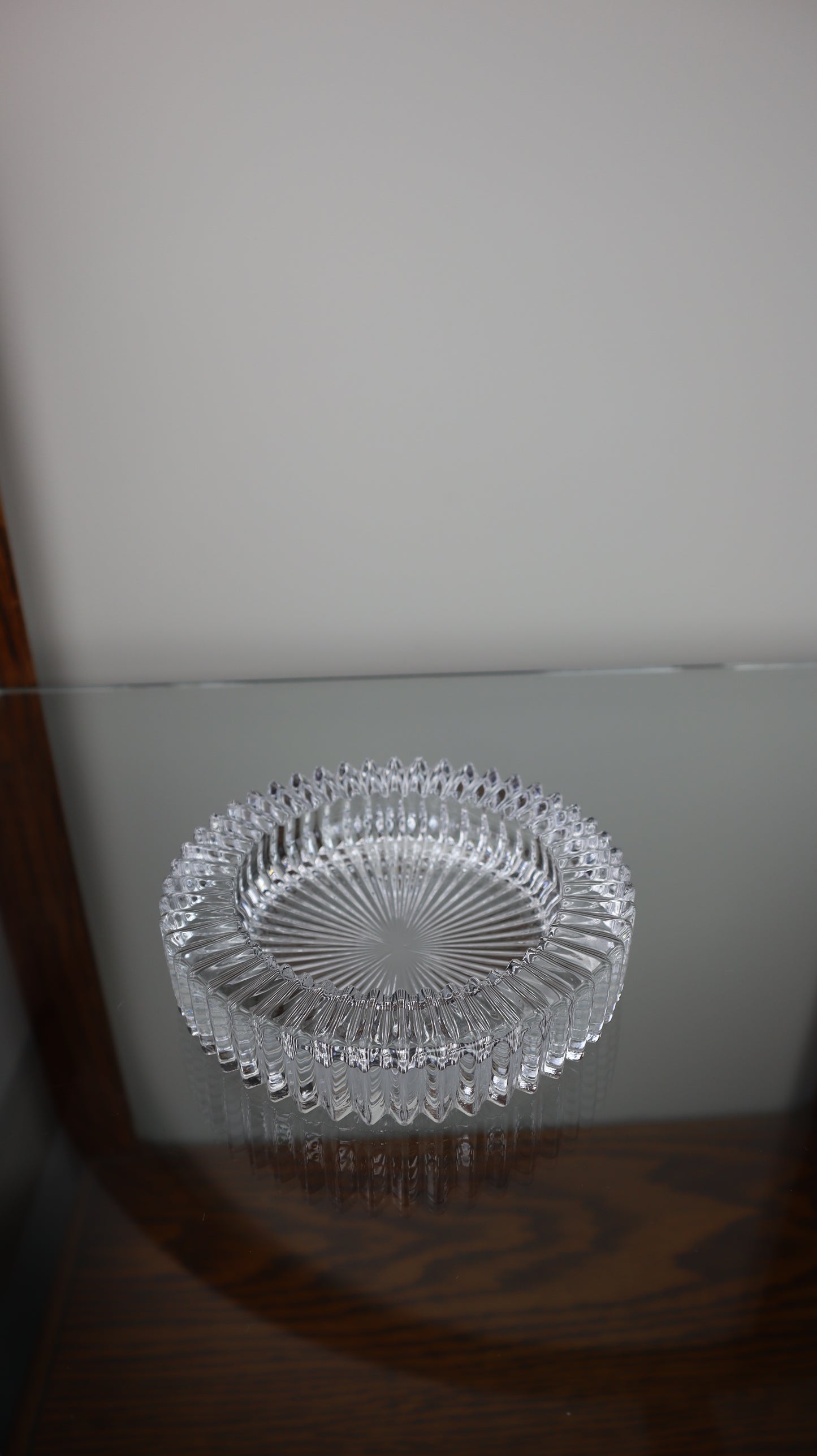 Crystal Trinket/Ashtray Dish