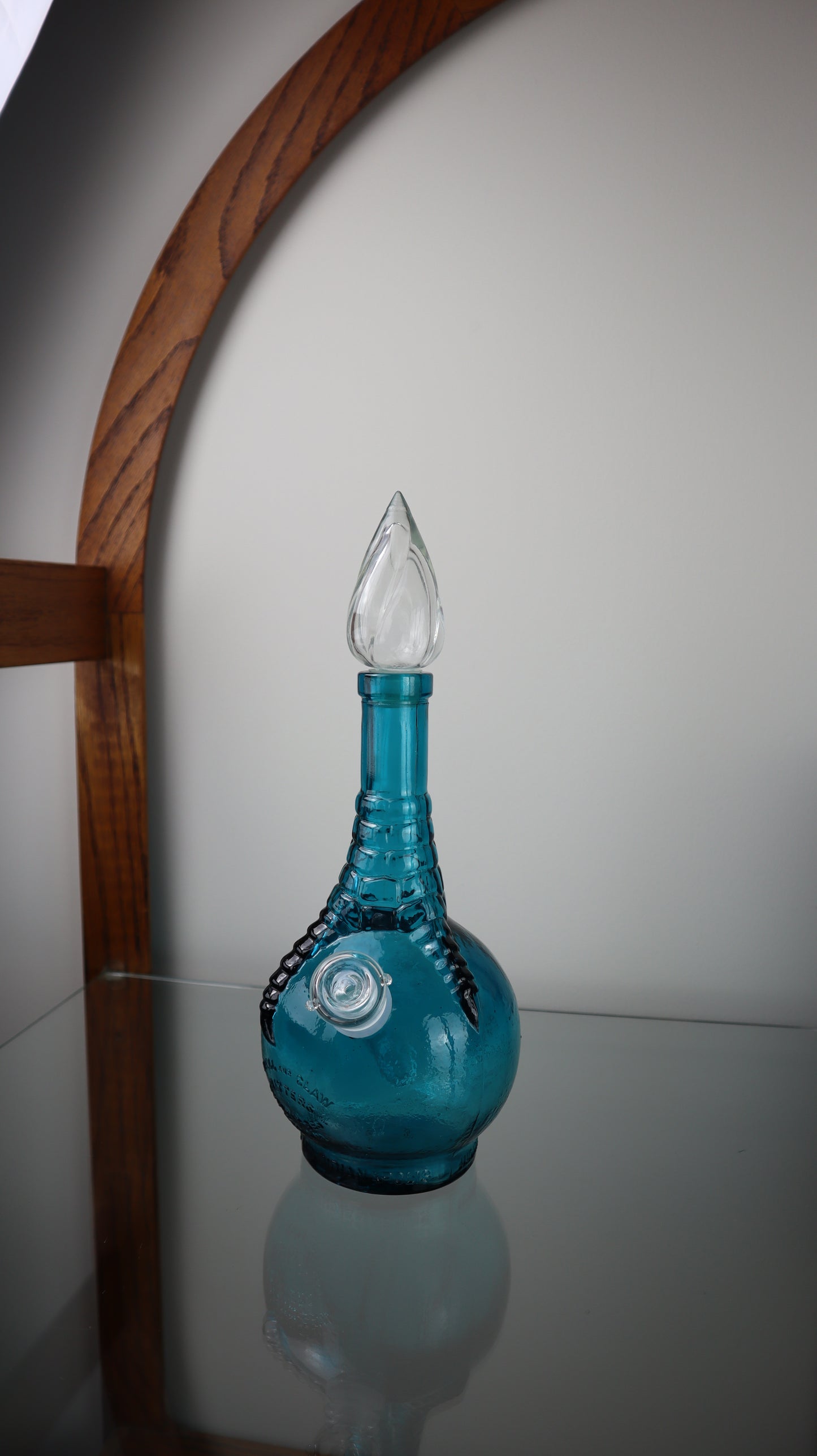 Blue Ball And Claw Bottle