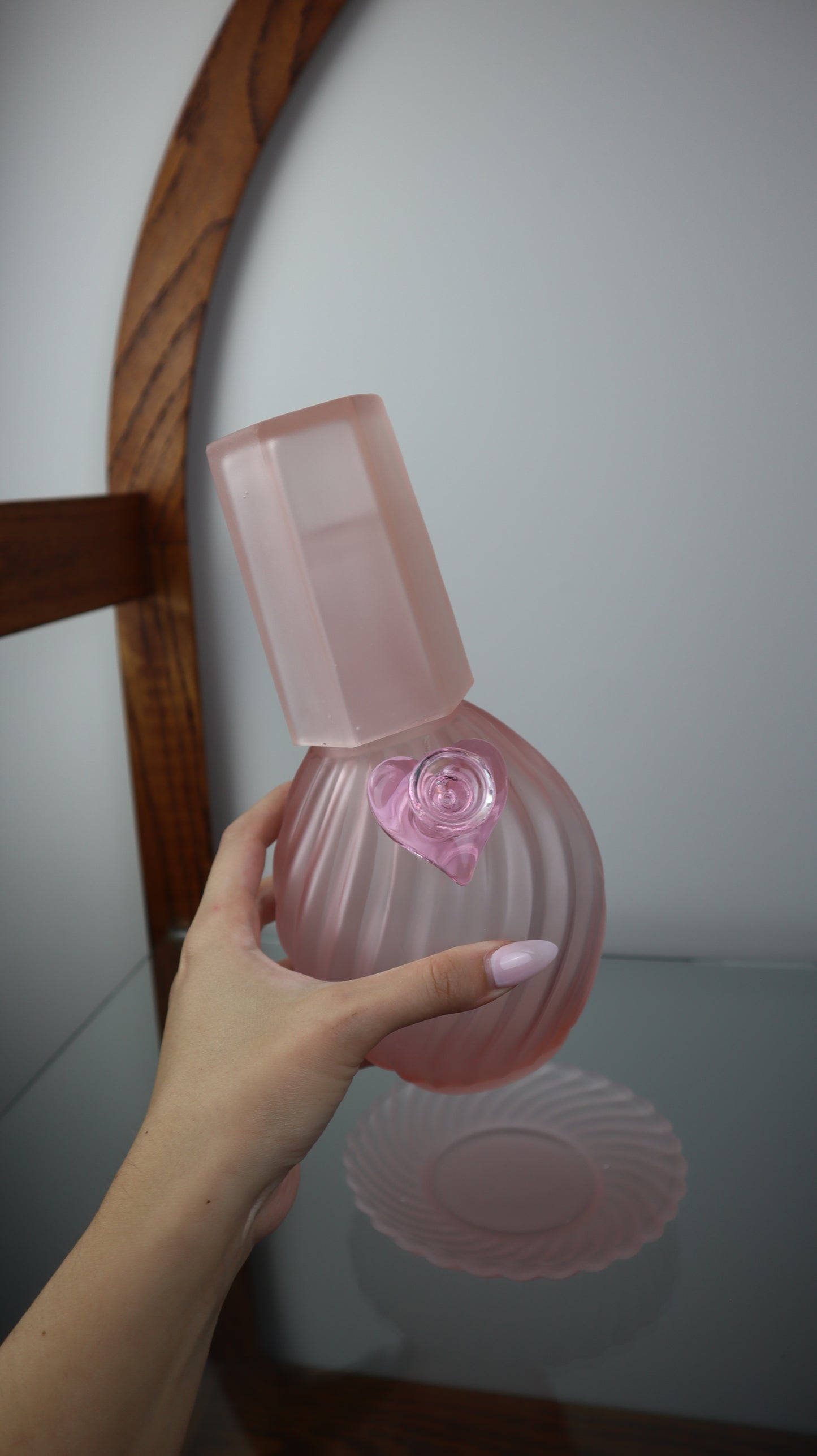 Pink Water Carafe