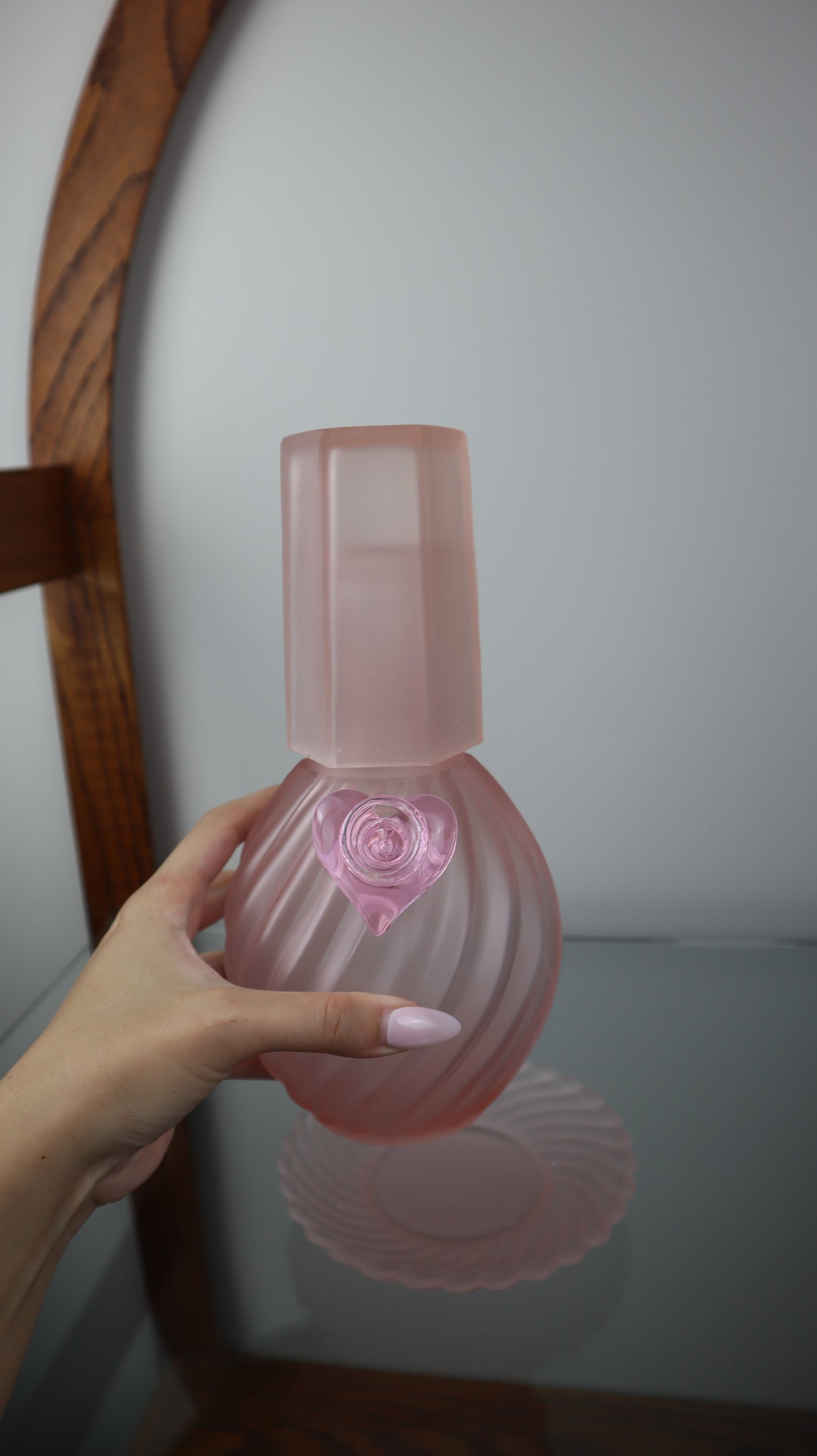 Pink Water Carafe
