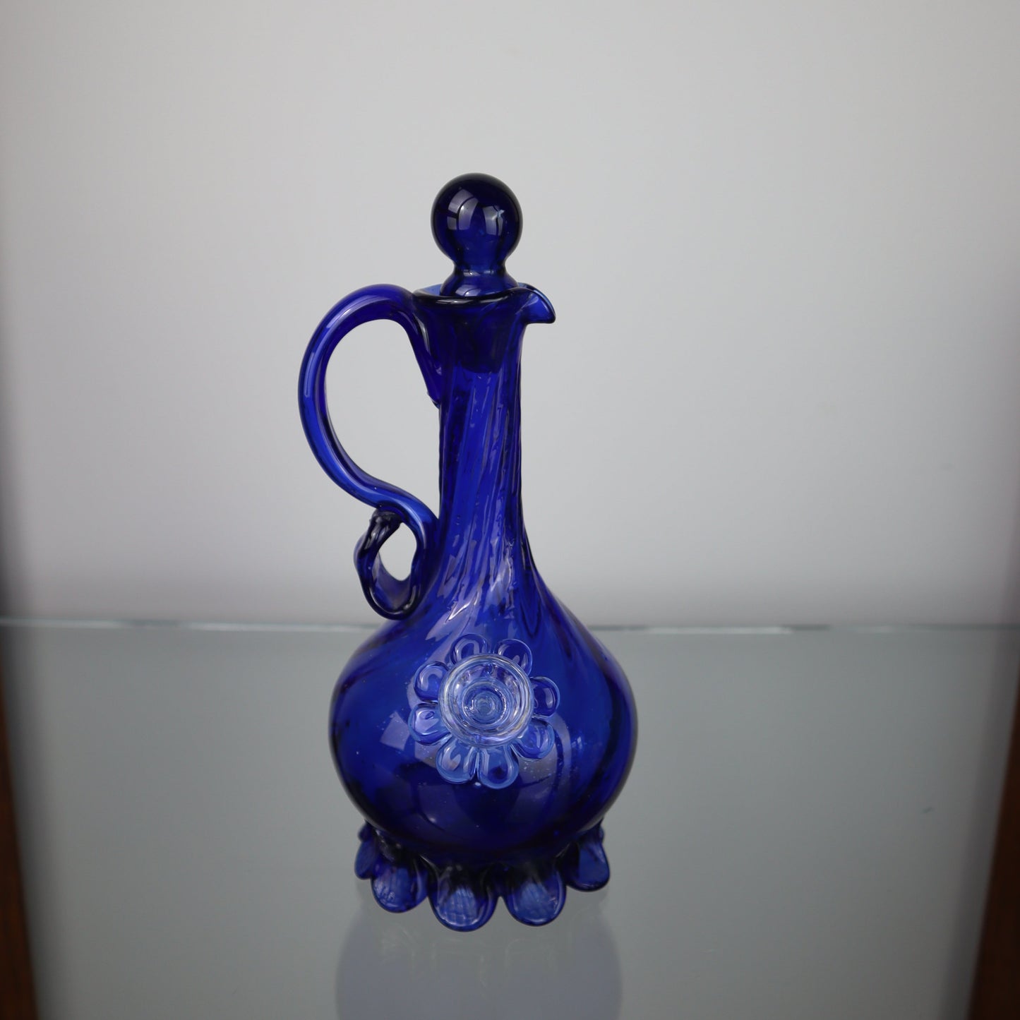 Cobalt Blue Blown Piece