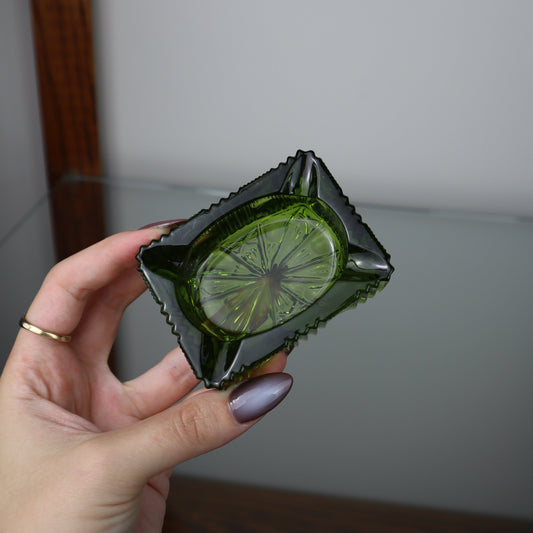 Emerald Starburst Green Mini Ashtray