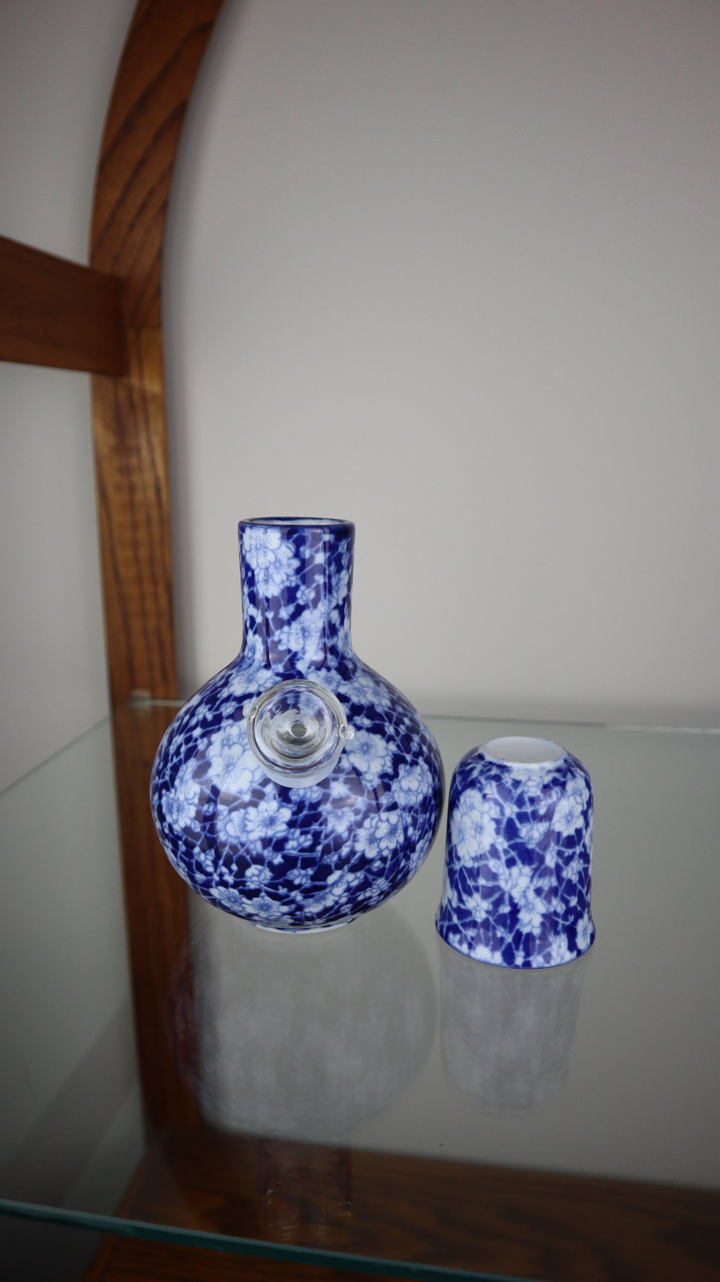 Chinoiserie Bedside Water Carafe