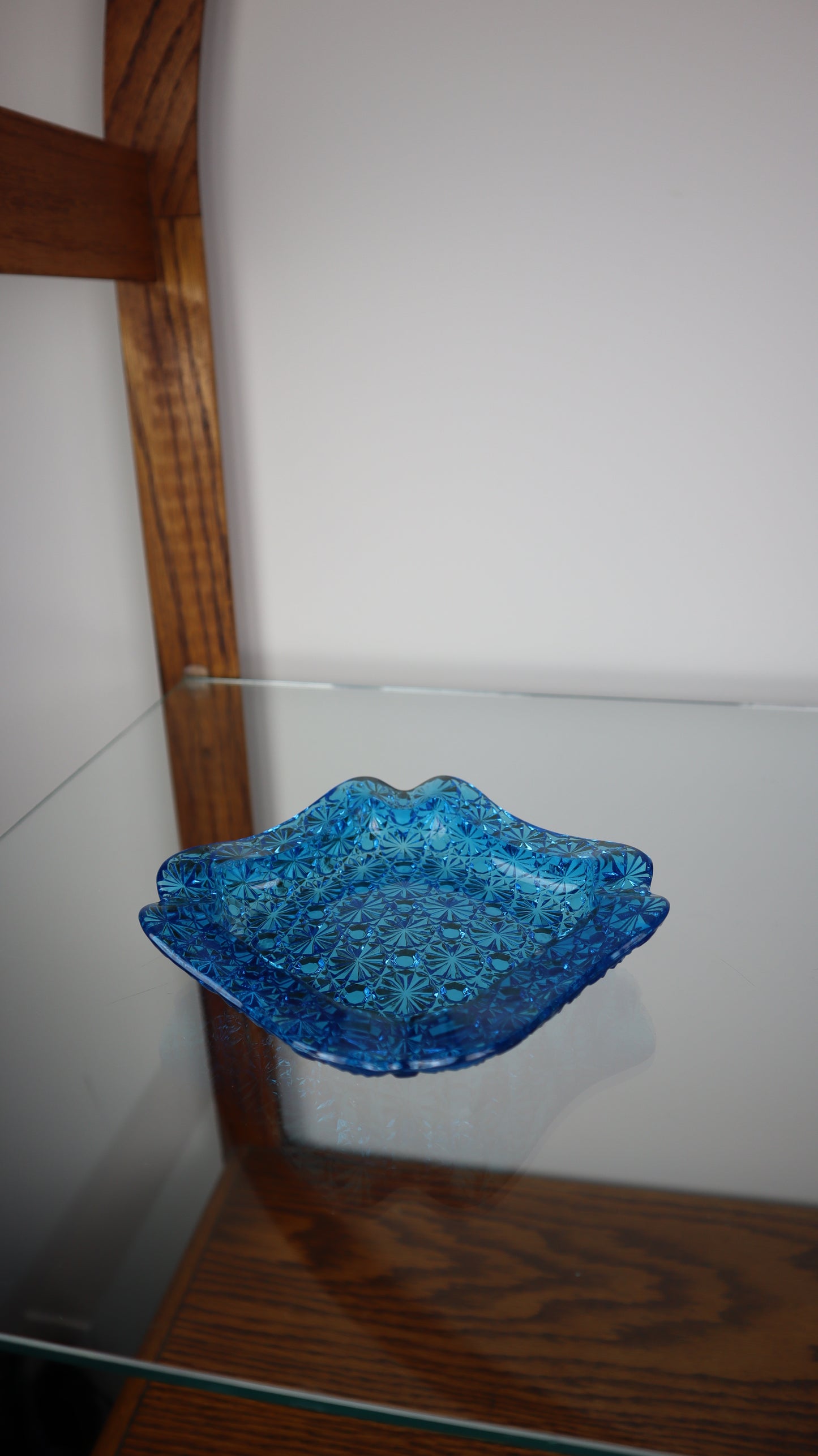 Daisy And Button Blue Ashtray