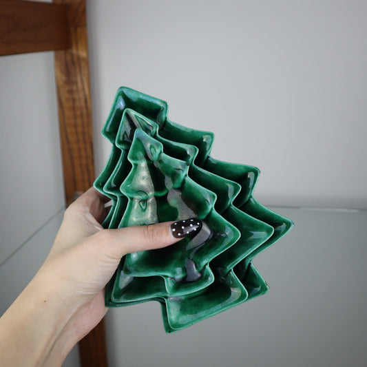 Christmas Ashtray Set of 3