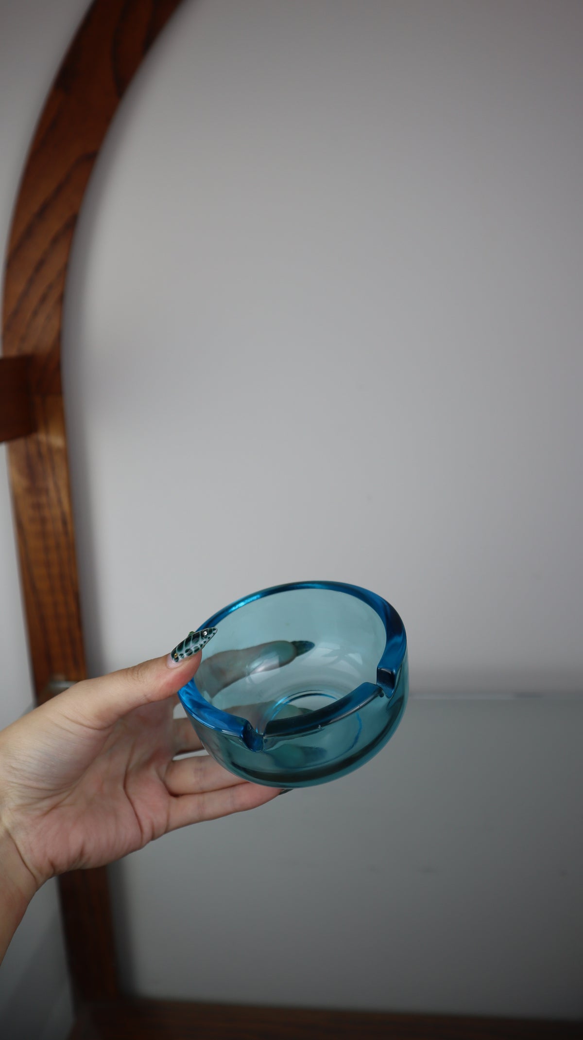 Aqua Blue Ashtray