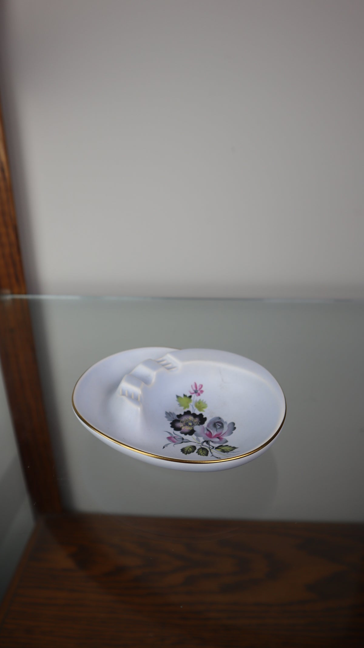 Vintage Flower Ceramic ashtray