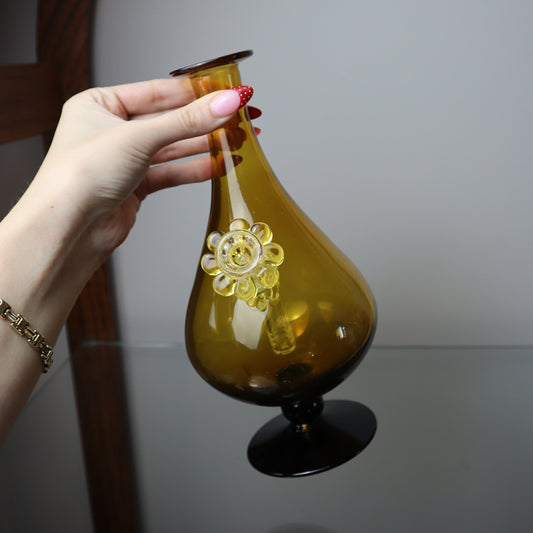 Amber Pedestal Piece