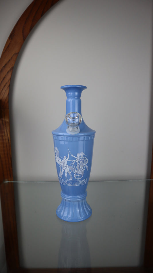Blue Milk Glass Jim Beam