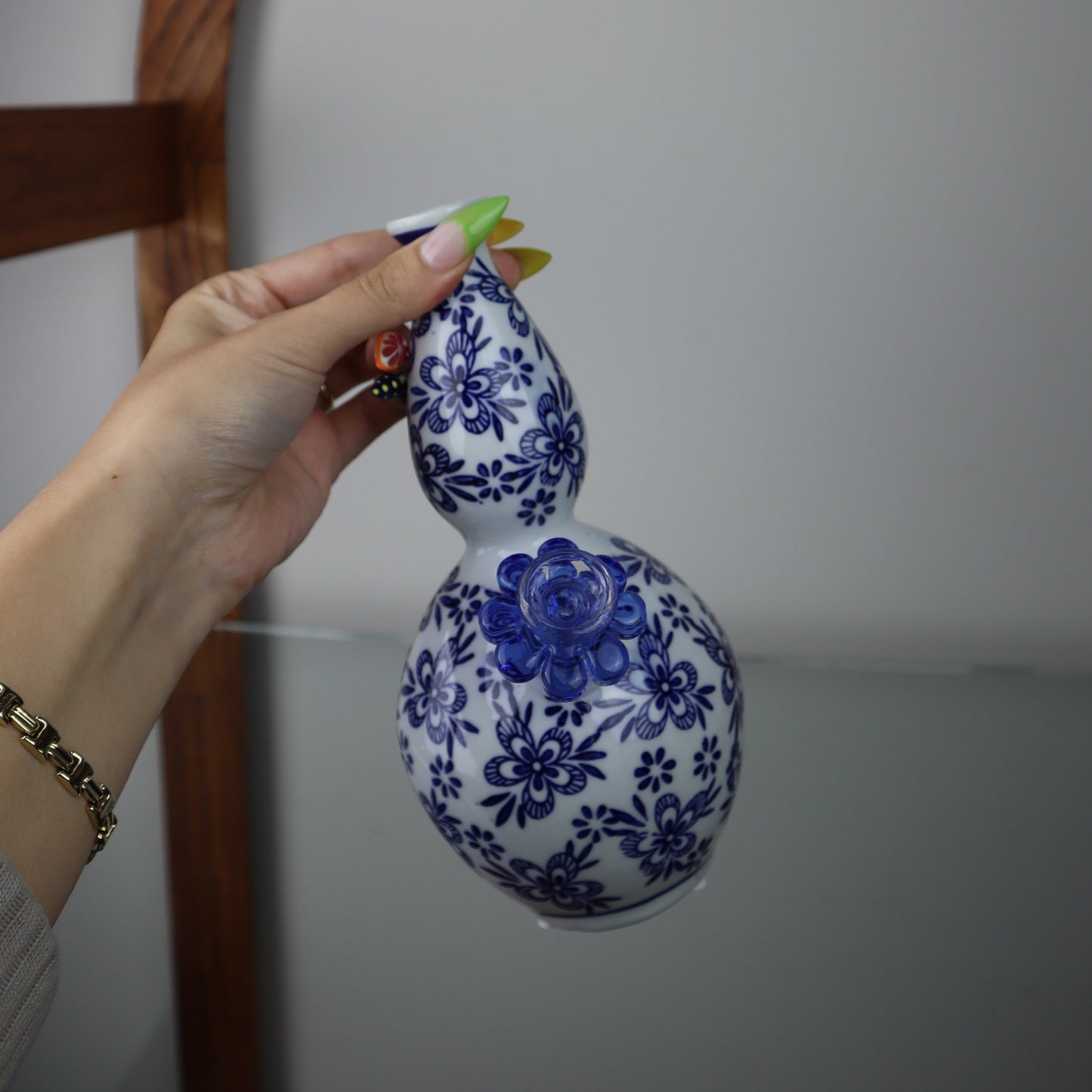 Blue Flower Vase