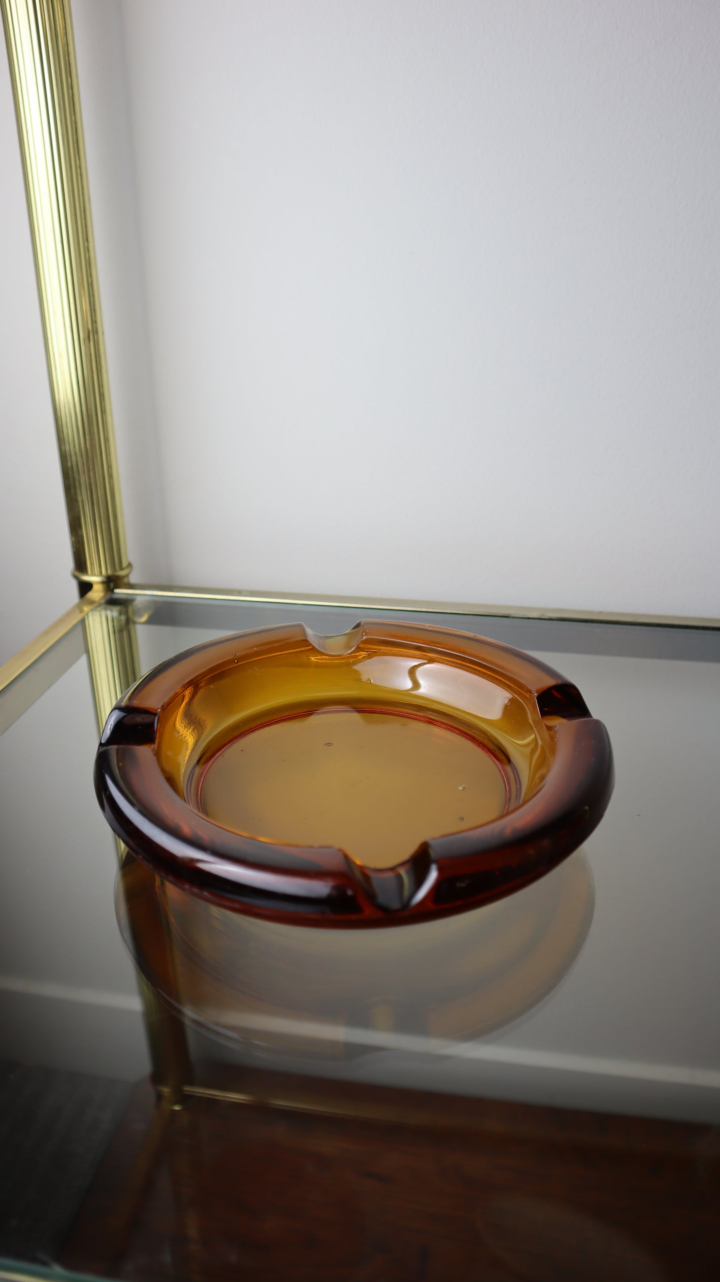 Amber Cigar Ashtray